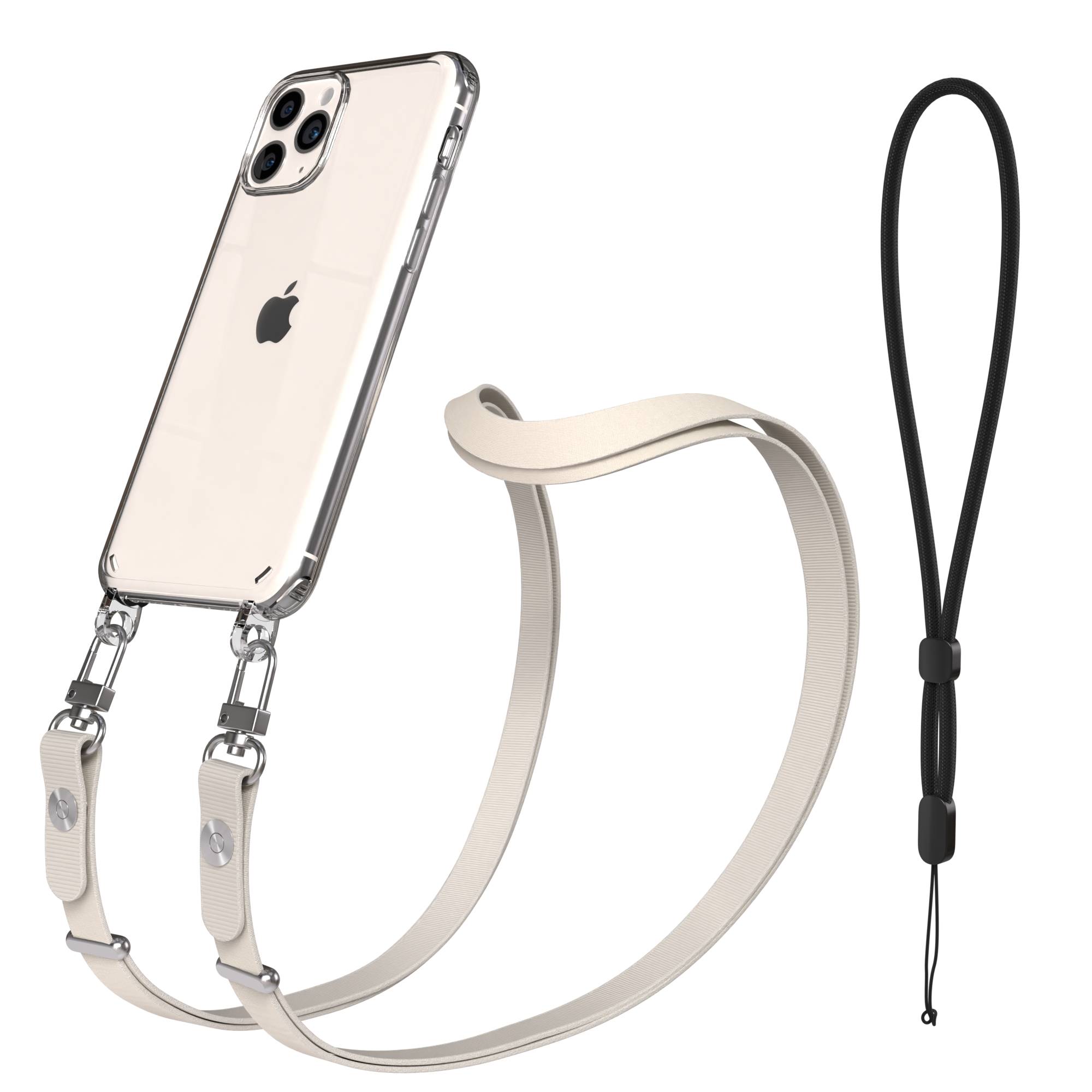 Apple iPhone 11 Pro Schutzhülle mit magnetisch verstellbarem Crossbody-Umhängeband