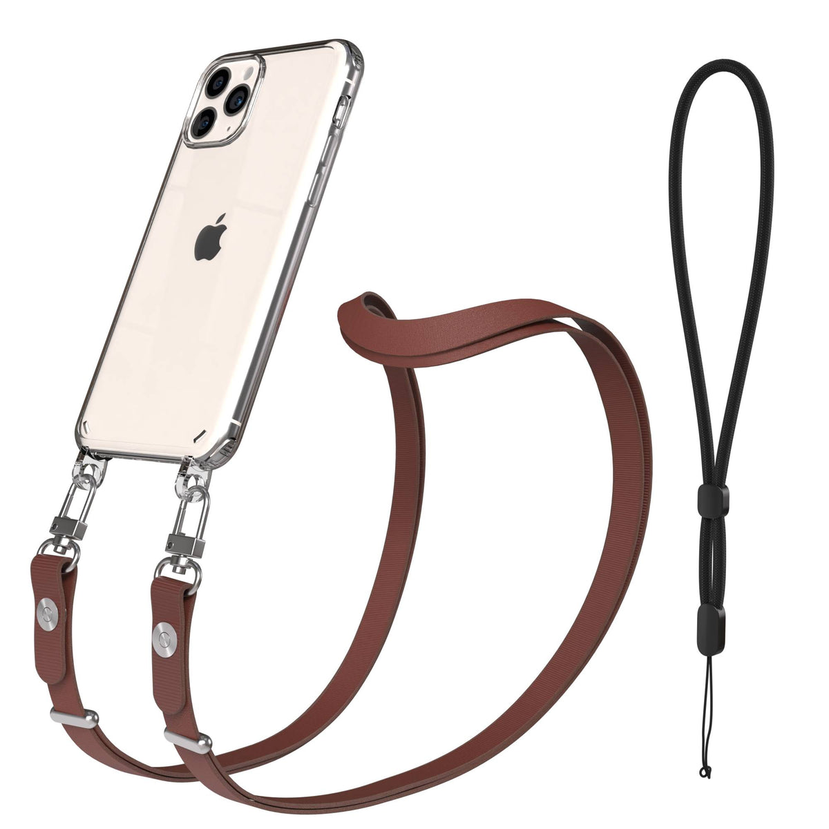 Apple iPhone 11 Pro Schutzhülle mit magnetisch verstellbarem Crossbody-Umhängeband