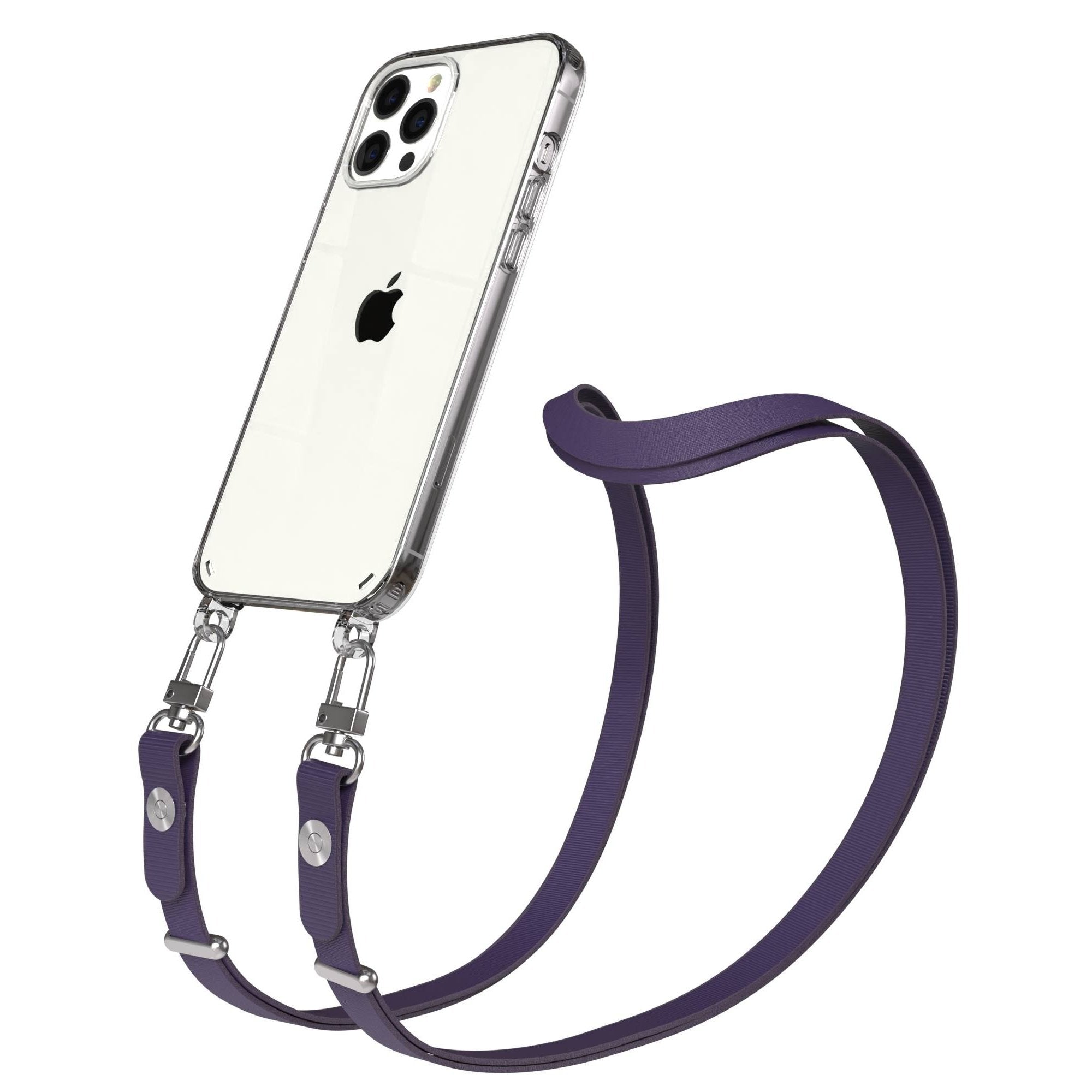 iPhone 12 Pro Max Schutzhülle mit magnetisch verstellbarem Crossbody-Umhängeband