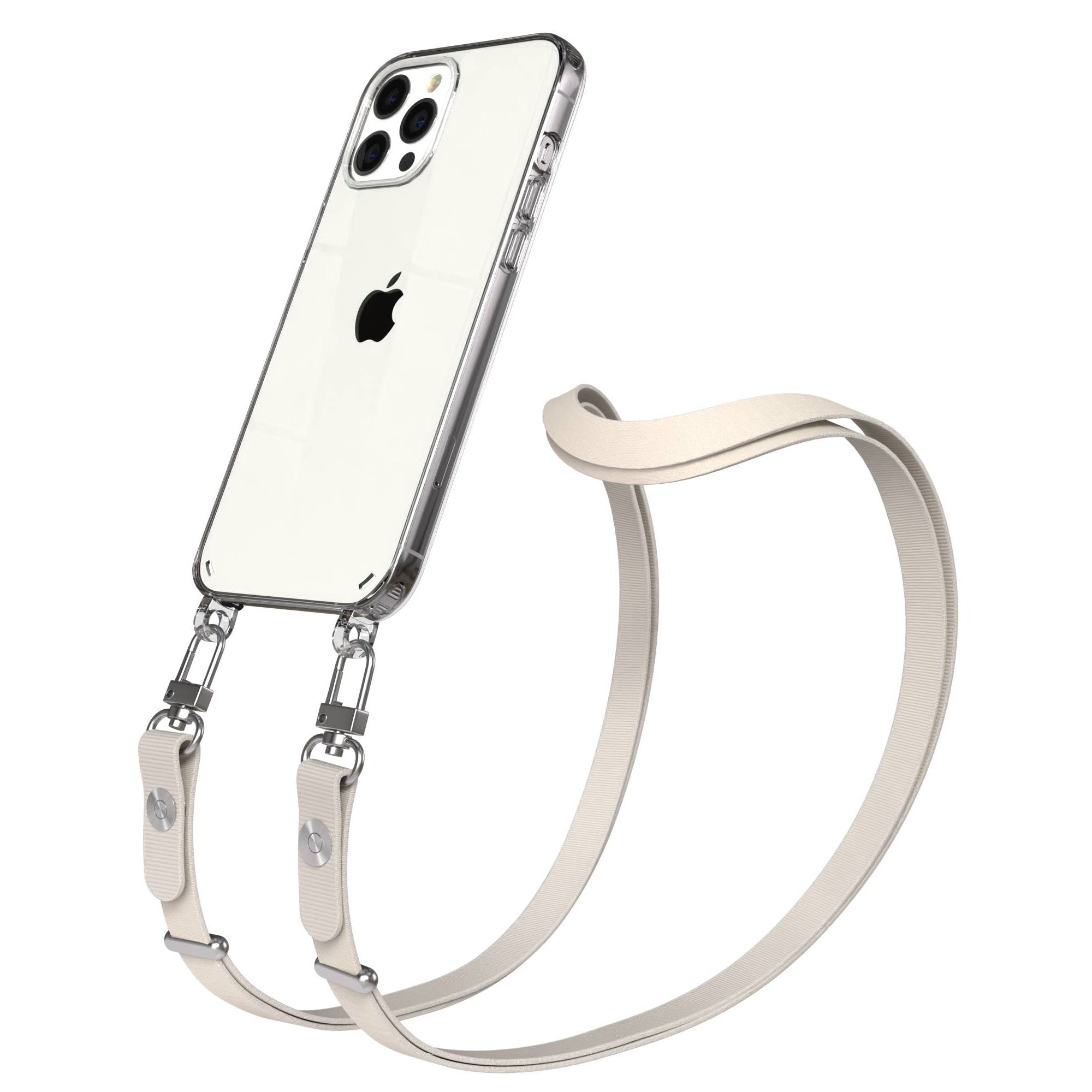 iPhone 12 Pro Max Schutzhülle mit magnetisch verstellbarem Crossbody-Umhängeband