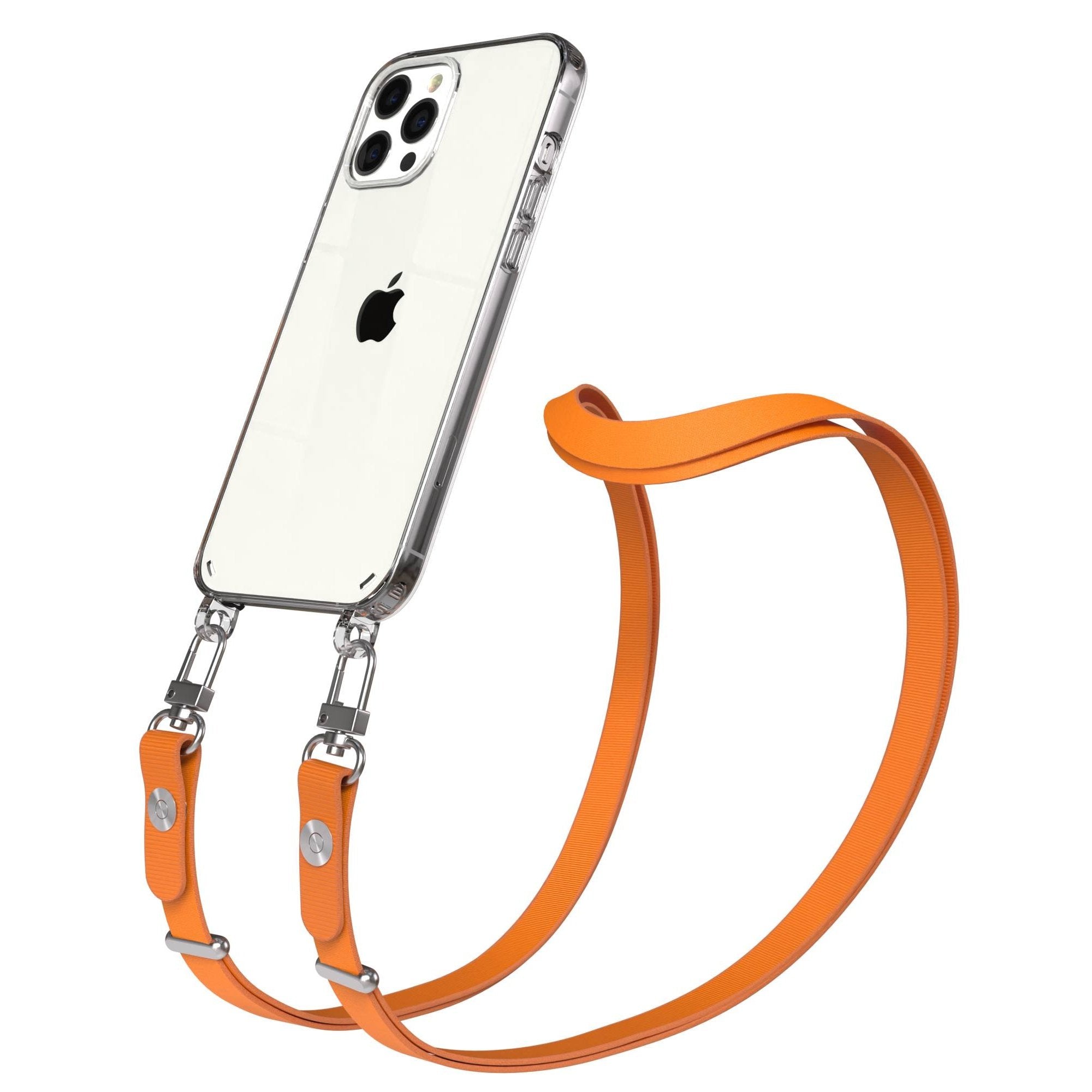 iPhone 12 Pro Max Schutzhülle mit magnetisch verstellbarem Crossbody-Umhängeband