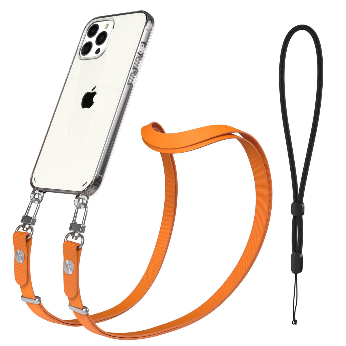 iPhone 12 Pro Max Schutzhülle mit magnetisch verstellbarem Crossbody-Umhängeband