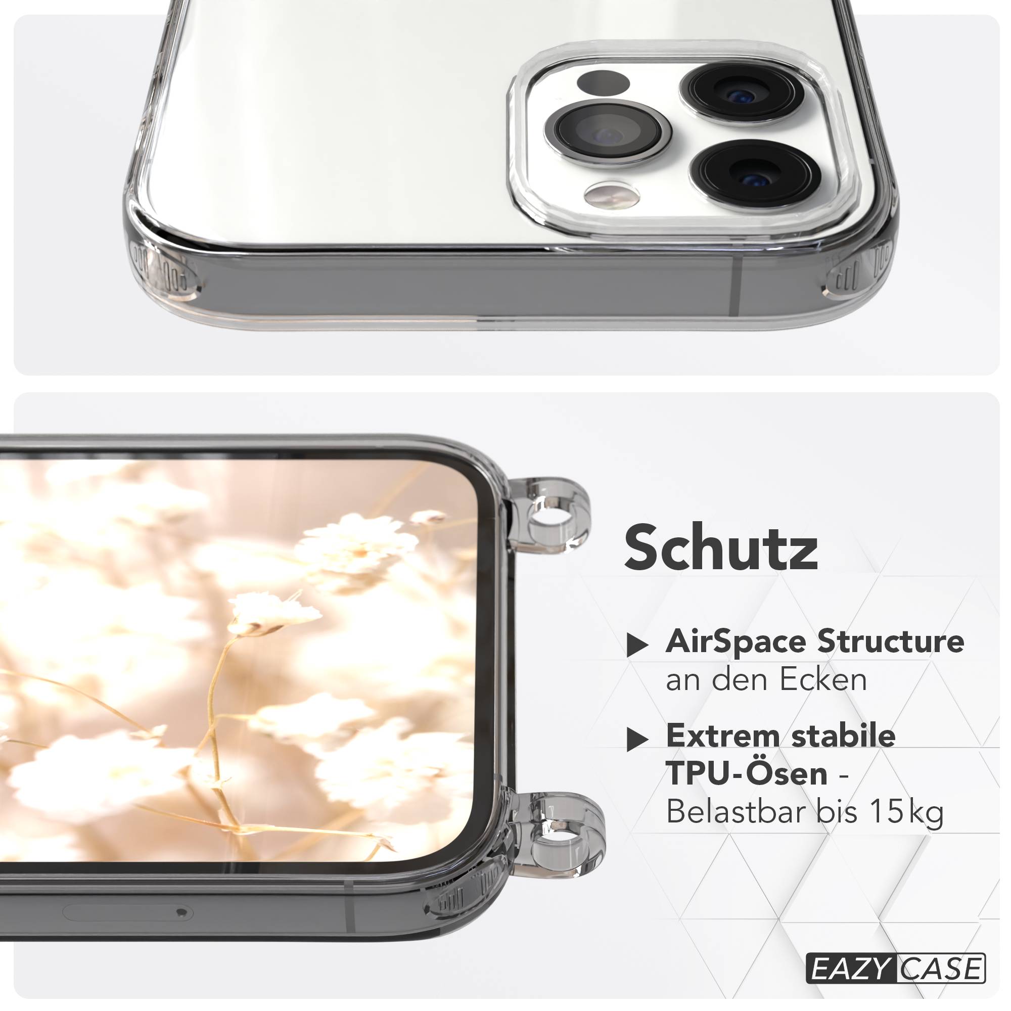 iPhone 12 Pro Max Schutzhülle mit magnetisch verstellbarem Crossbody-Umhängeband
