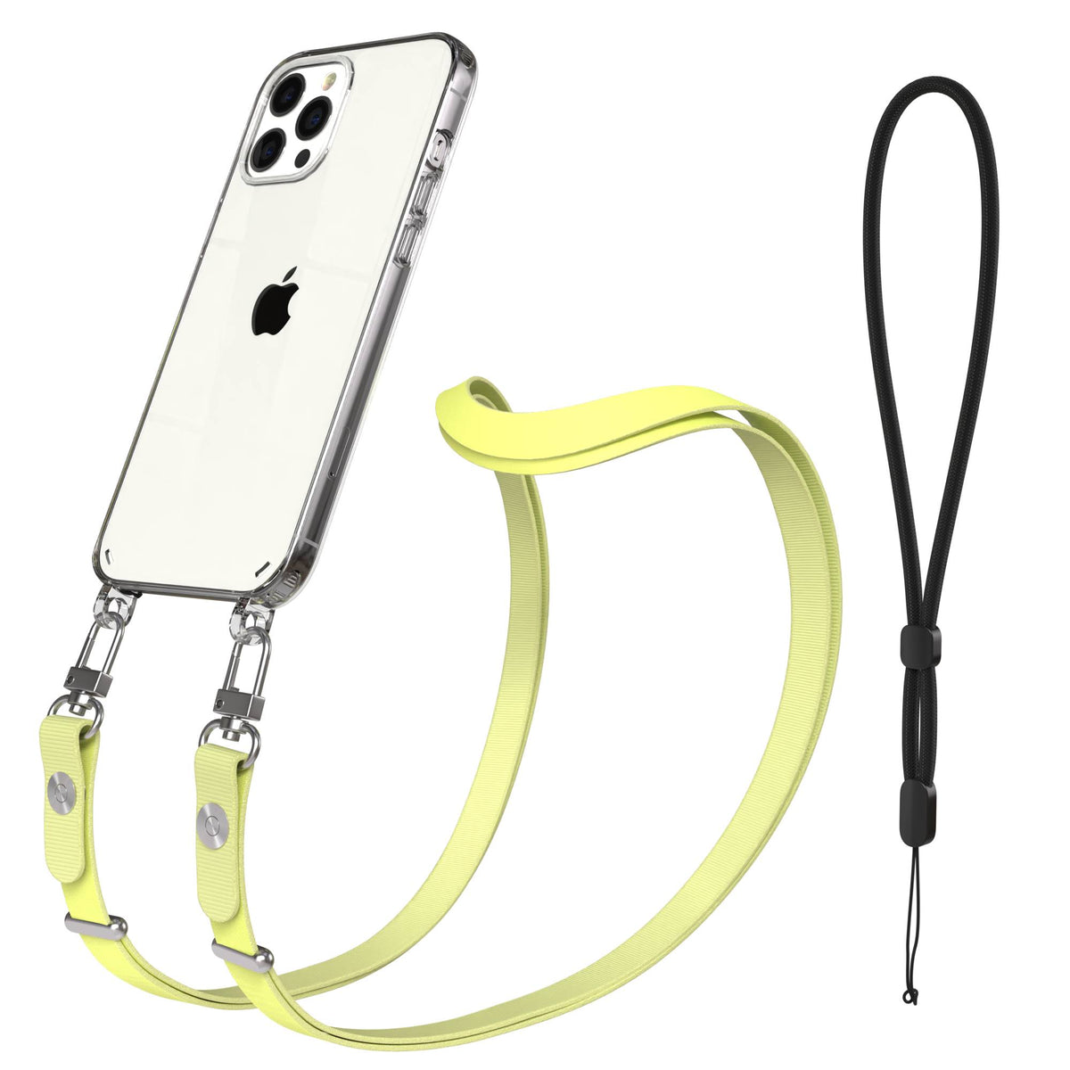iPhone 12 Pro Max Schutzhülle mit magnetisch verstellbarem Crossbody-Umhängeband