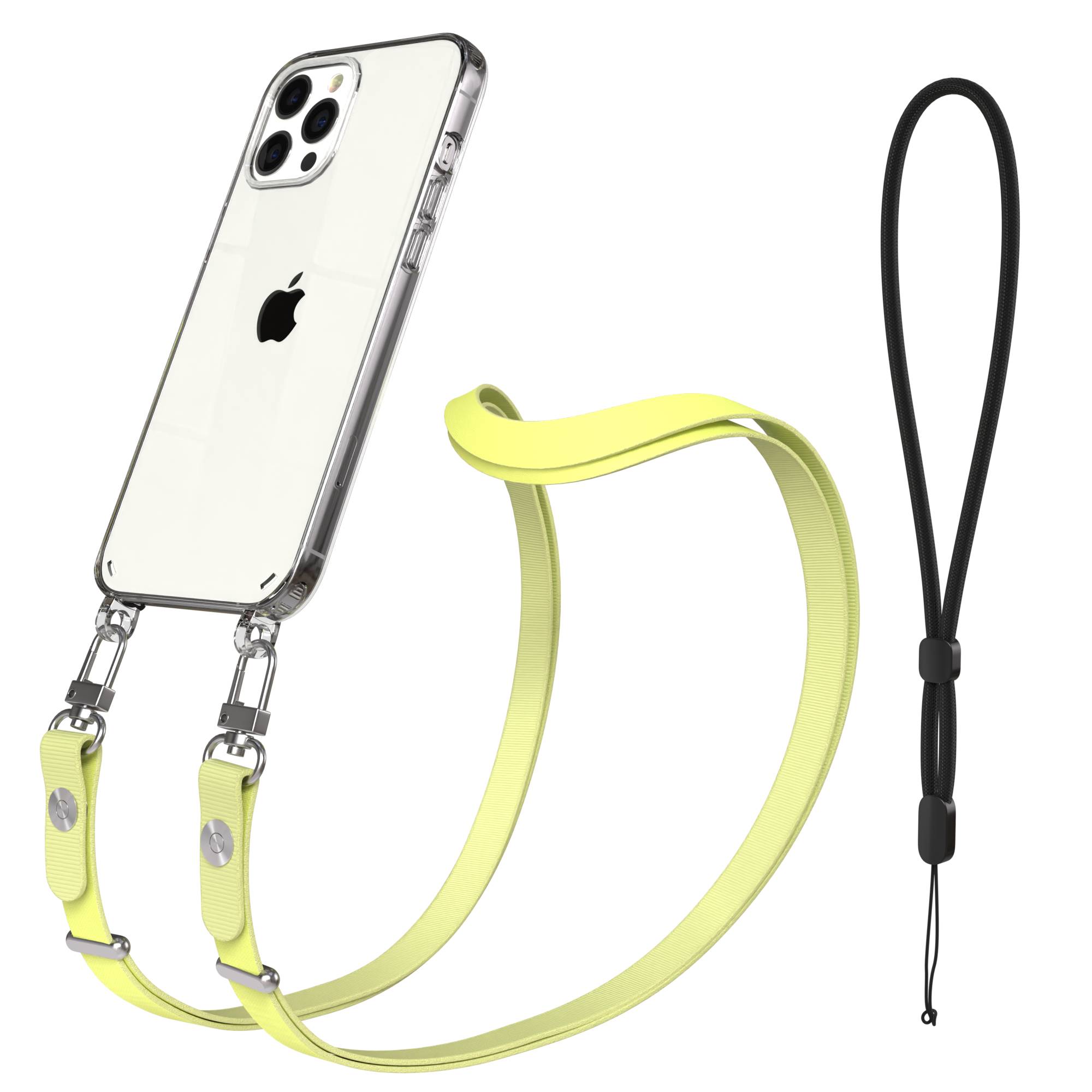 iPhone 12 Pro Max Schutzhülle mit magnetisch verstellbarem Crossbody-Umhängeband