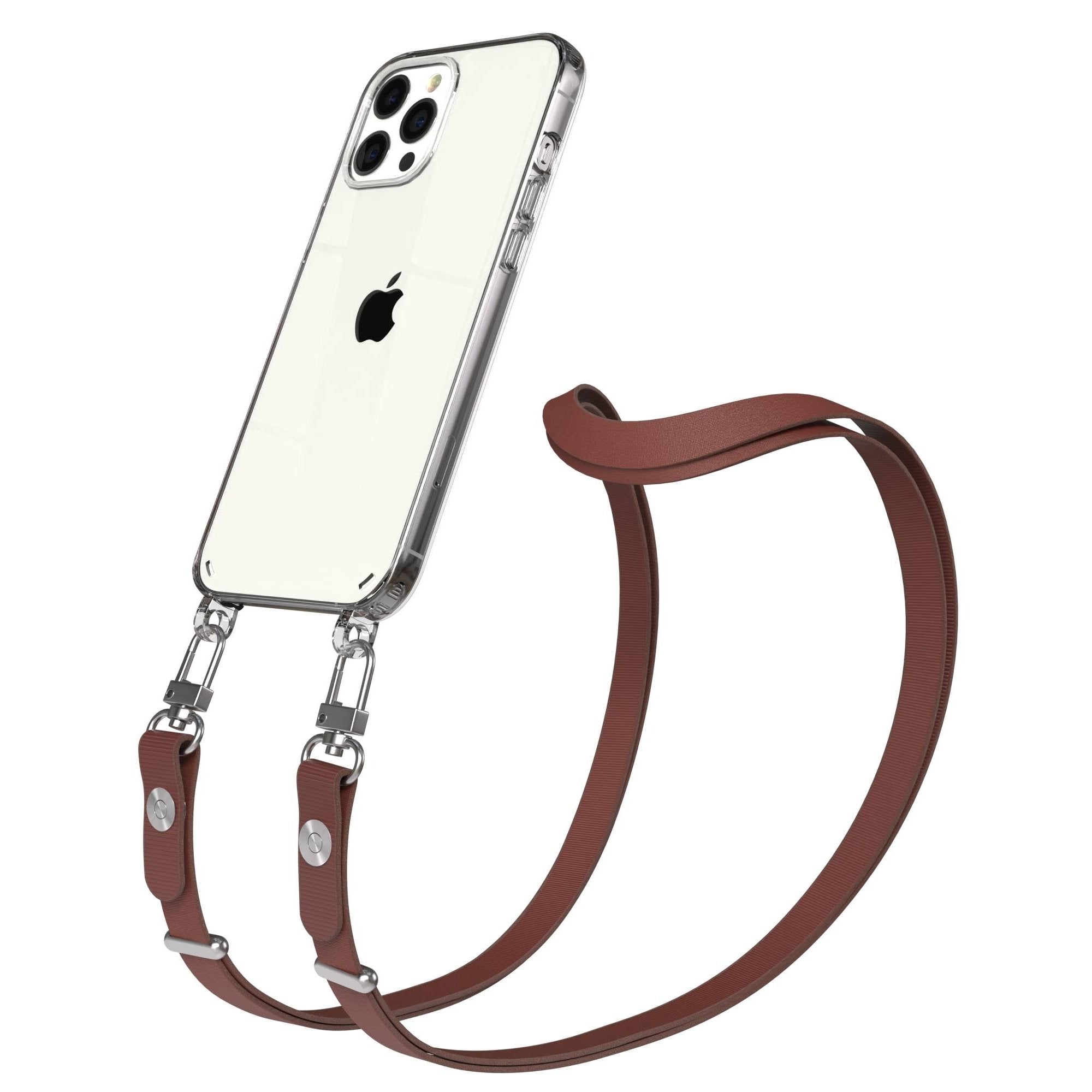 iPhone 12 Pro Max Schutzhülle mit magnetisch verstellbarem Crossbody-Umhängeband