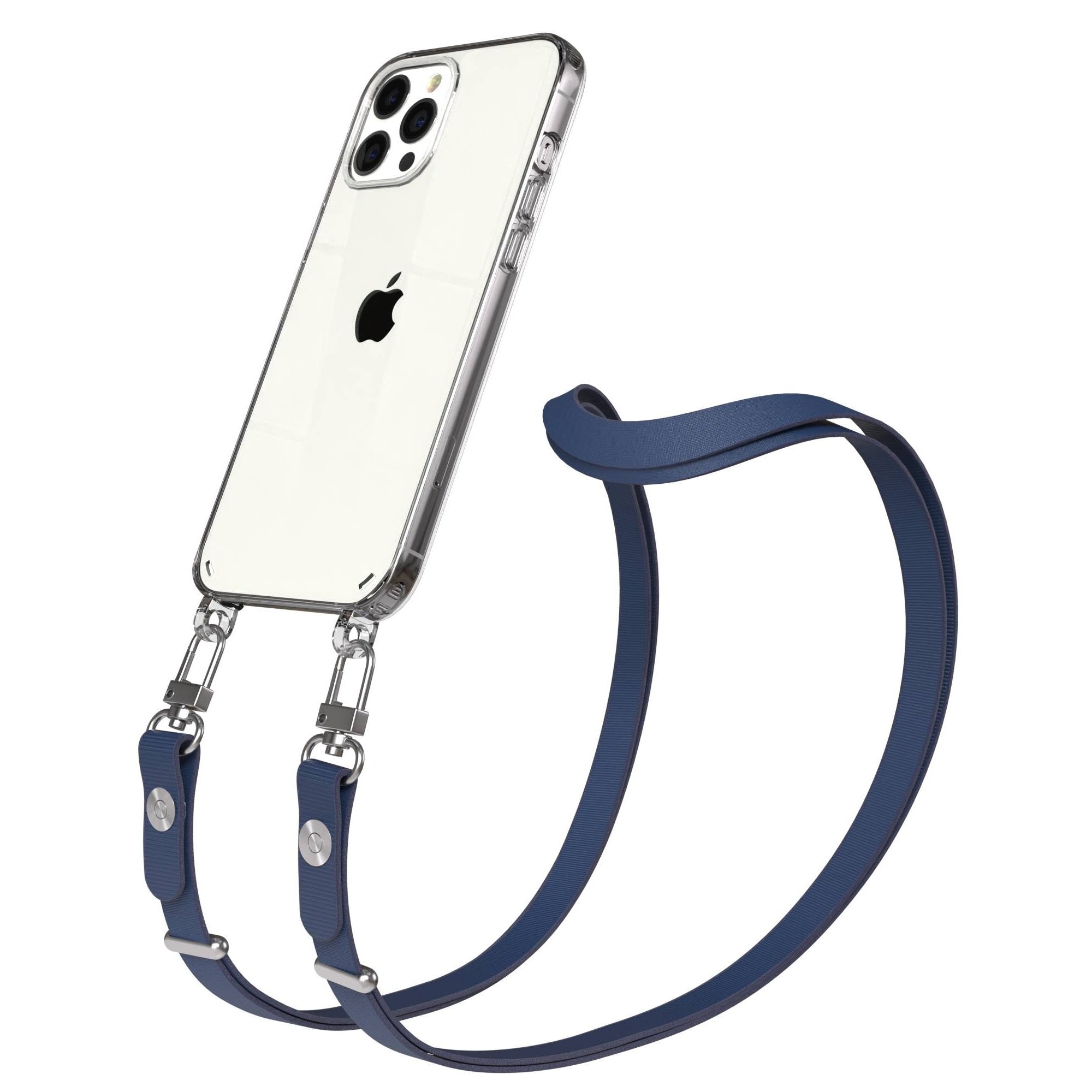 iPhone 12 Pro Max Schutzhülle mit magnetisch verstellbarem Crossbody-Umhängeband