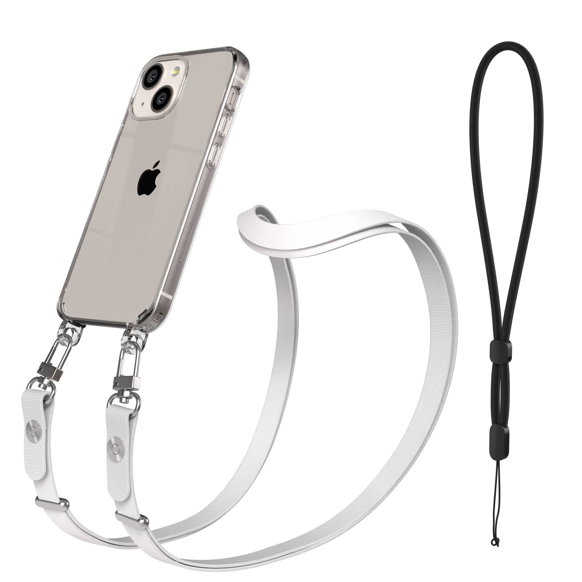 iPhone 13 Mini Schutzhülle mit magnetisch verstellbarem Crossbody Umhängeband