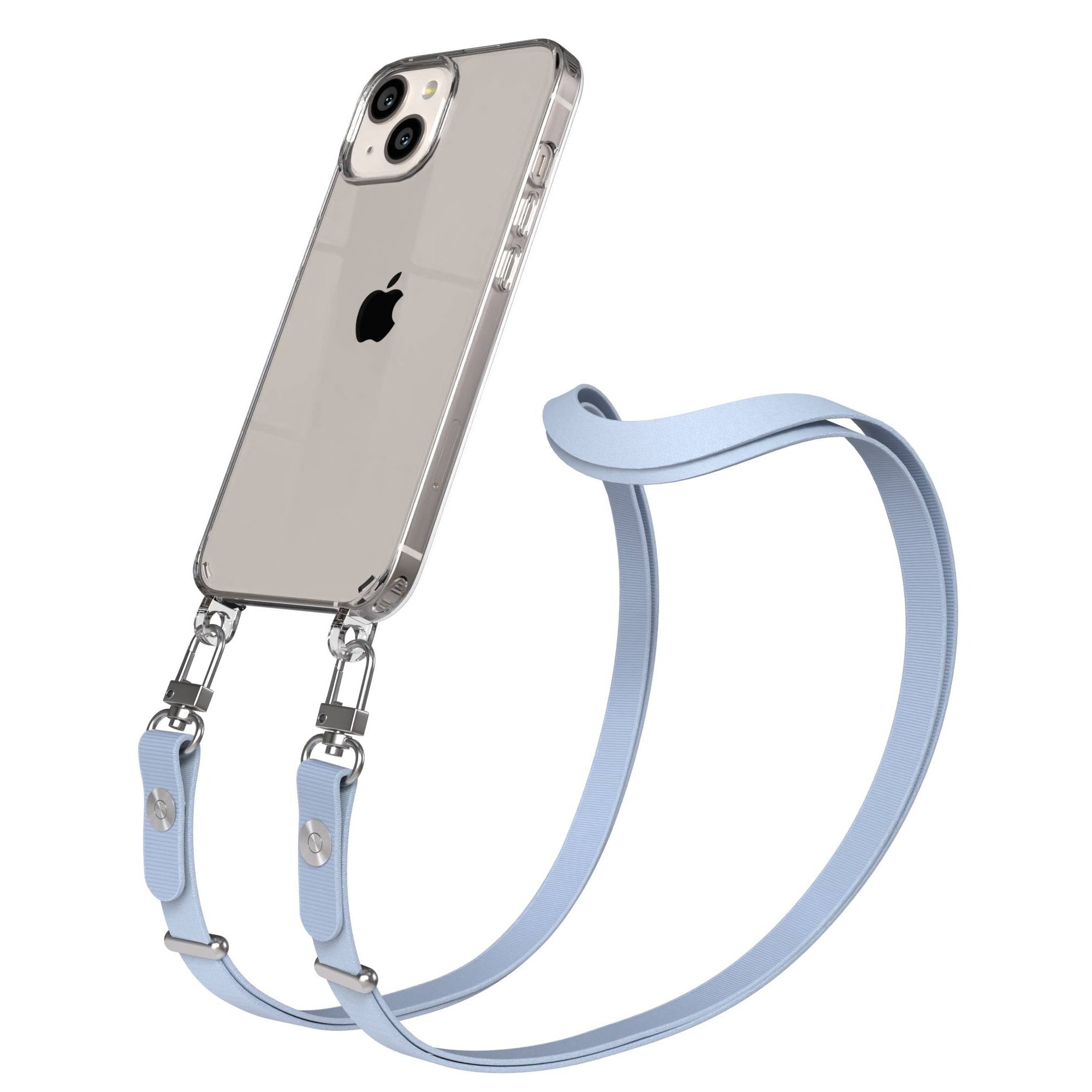 Apple iPhone 13 Schutzhülle mit magnetisch verstellbarem Crossbody-Umhängeband