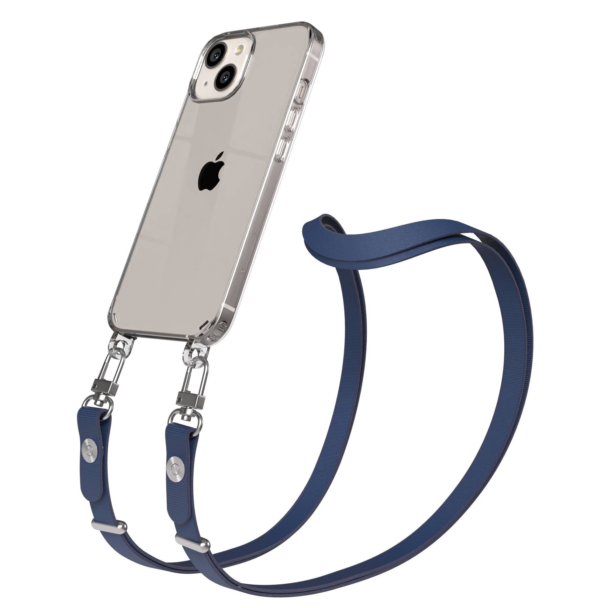 Apple iPhone 13 Schutzhülle mit magnetisch verstellbarem Crossbody-Umhängeband