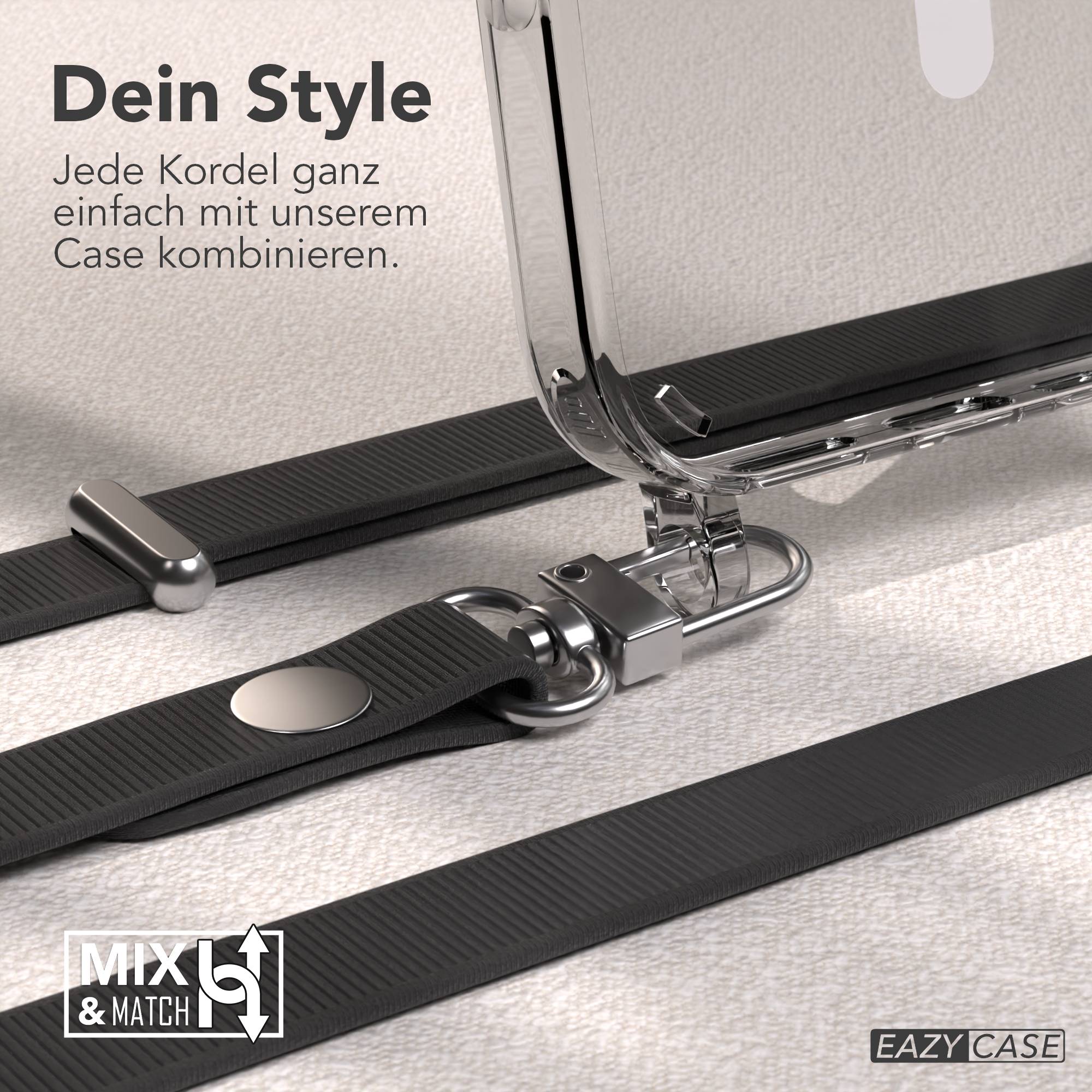 Apple iPhone 16 Pro MagSafe Hülle mit magnetischer Crossbody Handykette Set
