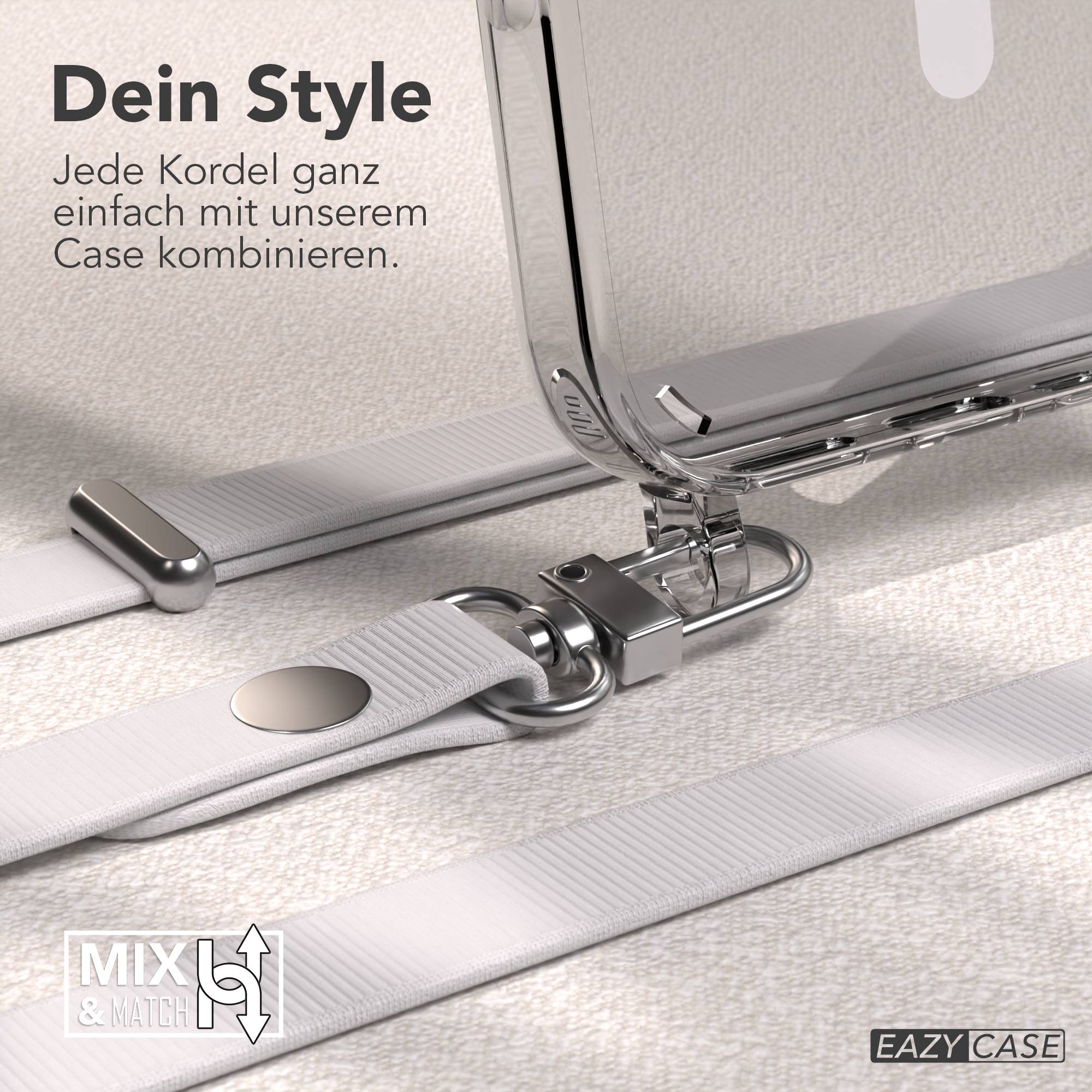 Apple iPhone 16 Pro MagSafe Hülle mit magnetischer Crossbody Handykette Set