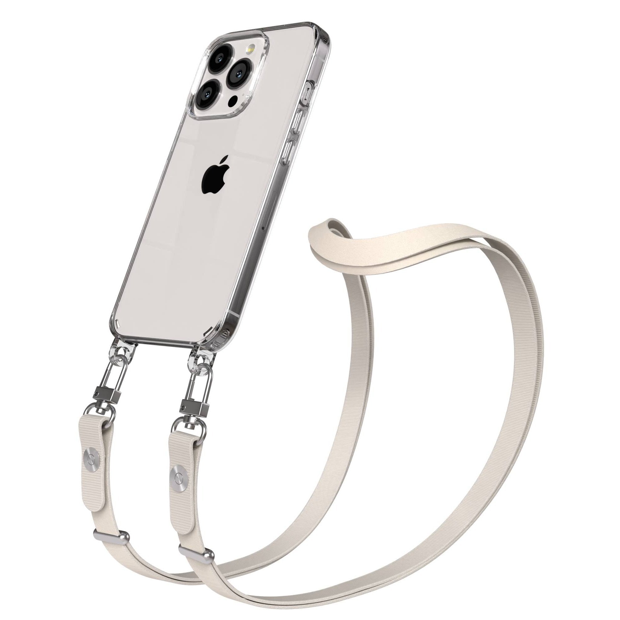 Apple iPhone 13 Pro Schutzhülle mit magnetisch verstellbarer Crossbody Handykette