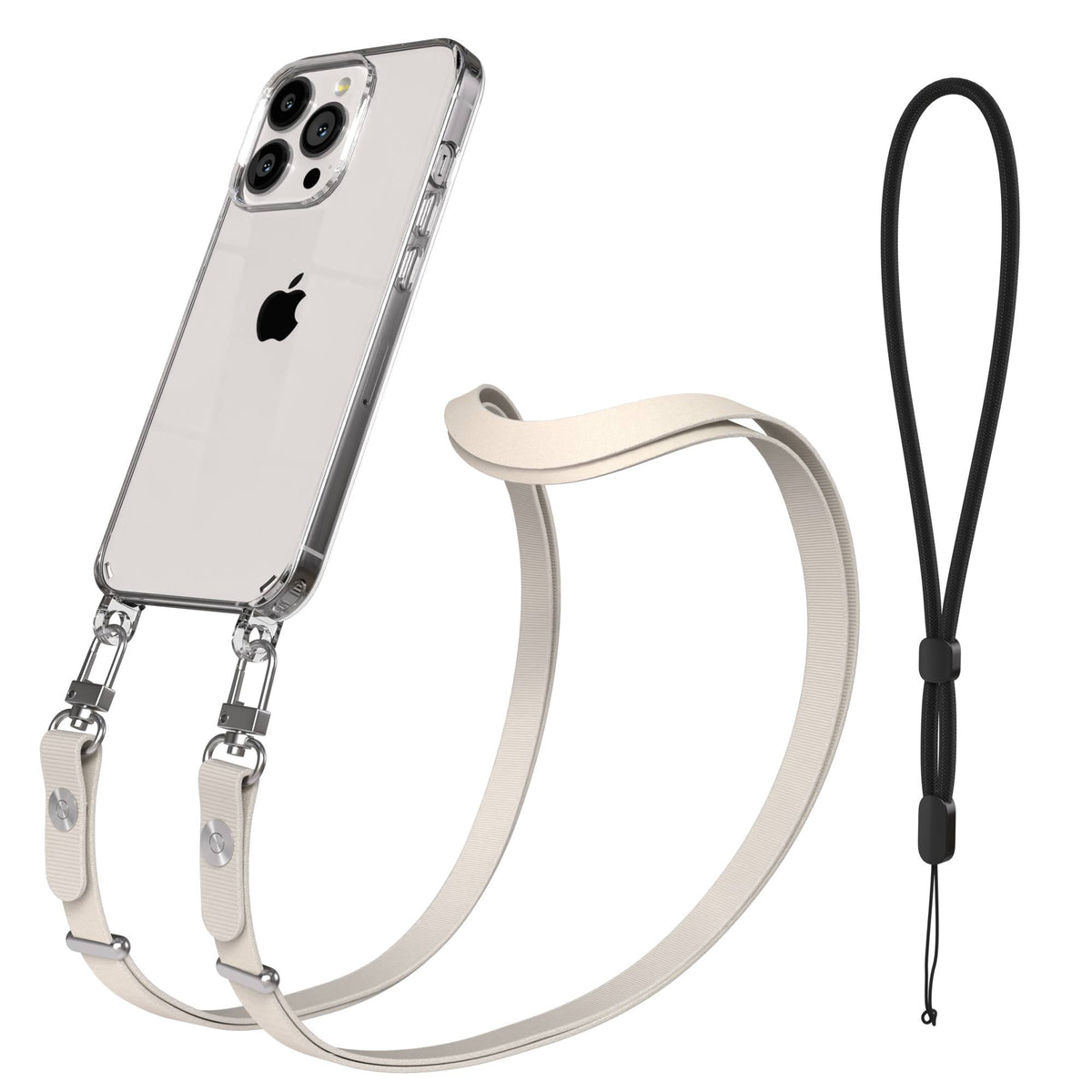 Apple iPhone 13 Pro Schutzhülle mit magnetisch verstellbarer Crossbody Handykette