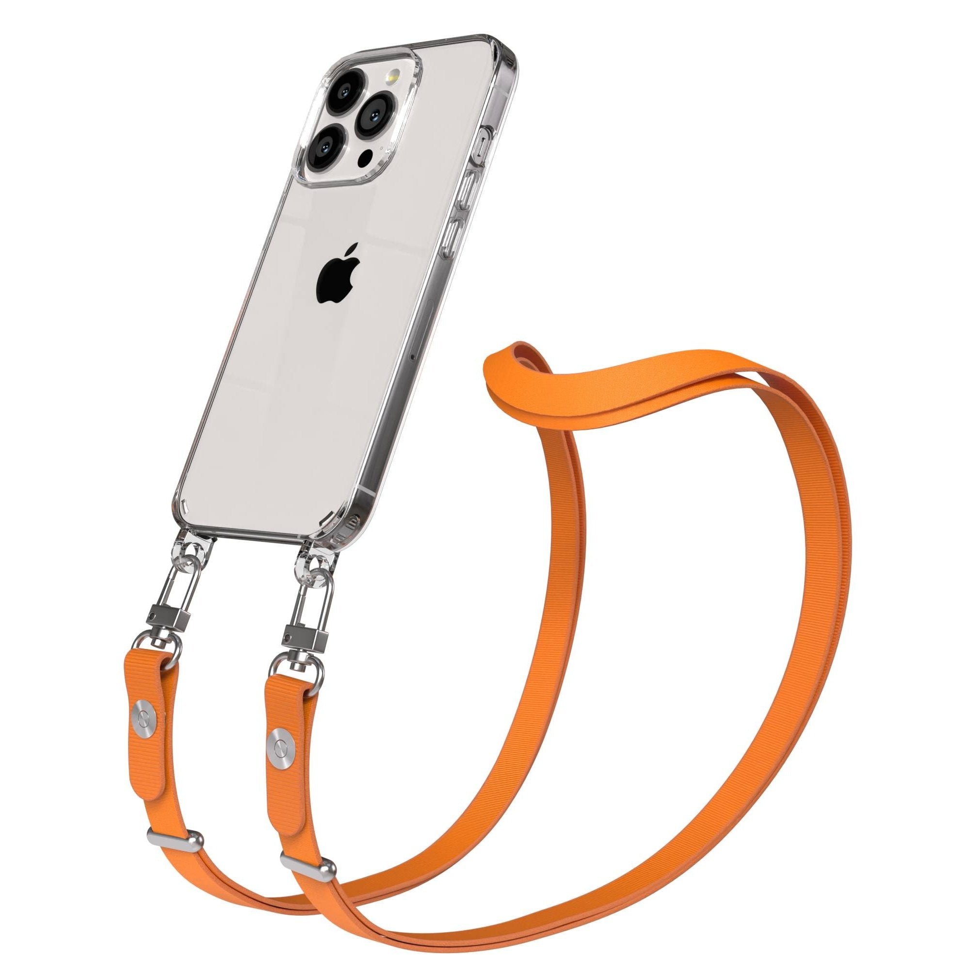 Apple iPhone 13 Pro Schutzhülle mit magnetisch verstellbarer Crossbody Handykette
