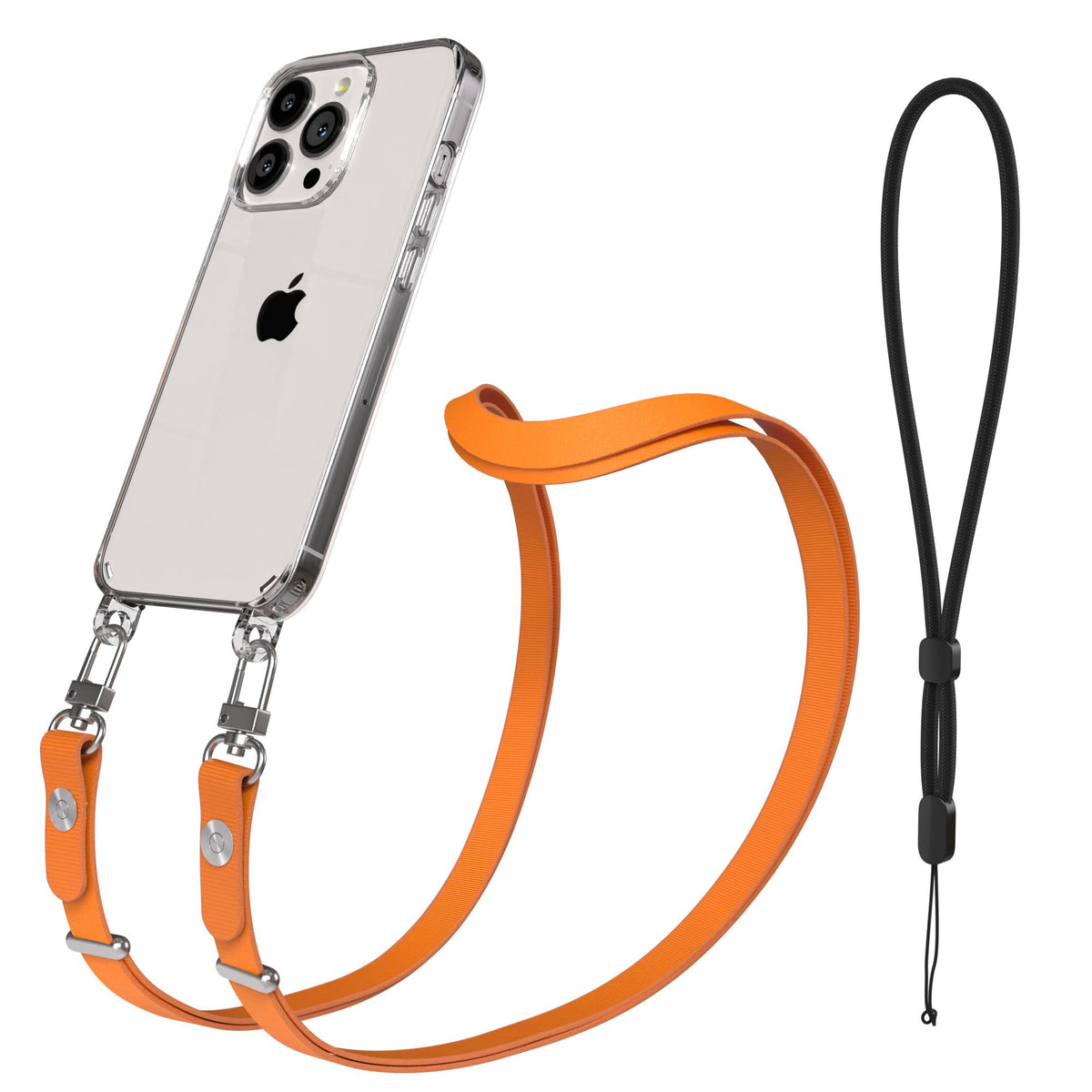 Apple iPhone 13 Pro Schutzhülle mit magnetisch verstellbarer Crossbody Handykette