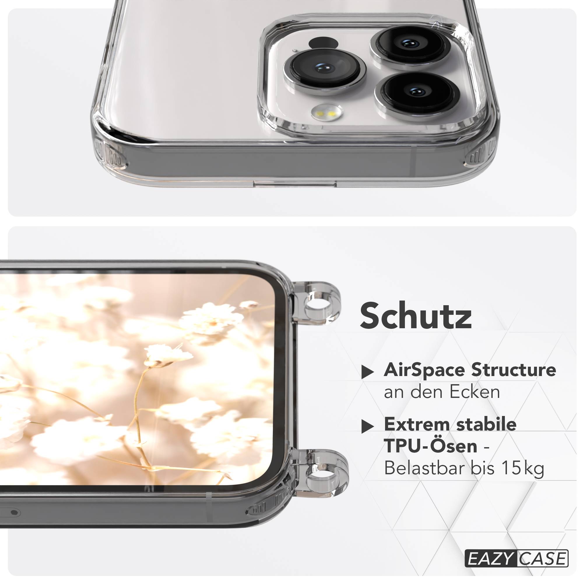 Apple iPhone 13 Pro Schutzhülle mit magnetisch verstellbarer Crossbody Handykette