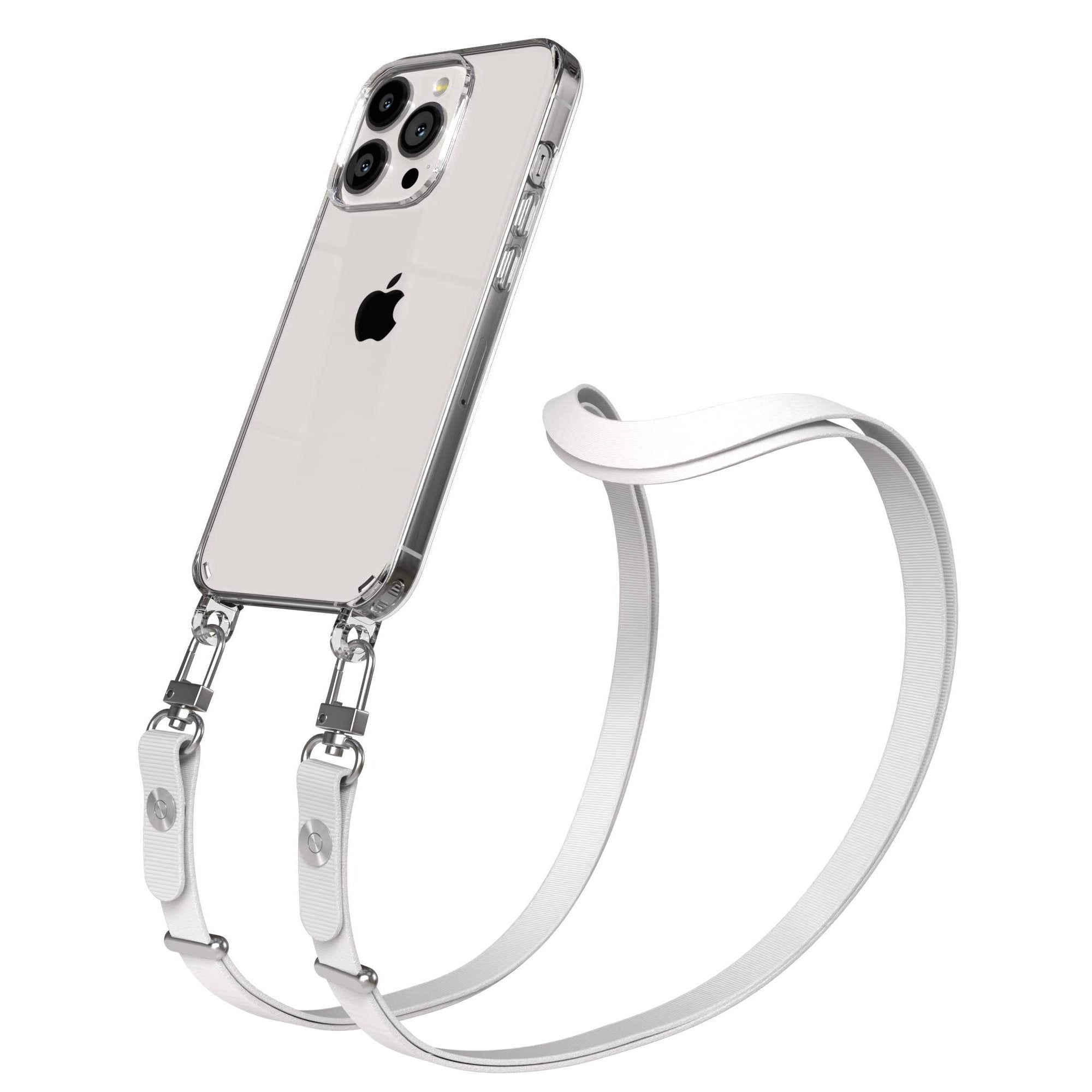 Apple iPhone 13 Pro Schutzhülle mit magnetisch verstellbarer Crossbody Handykette