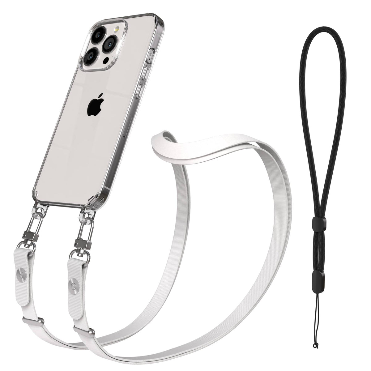 Apple iPhone 13 Pro Schutzhülle mit magnetisch verstellbarer Crossbody Handykette