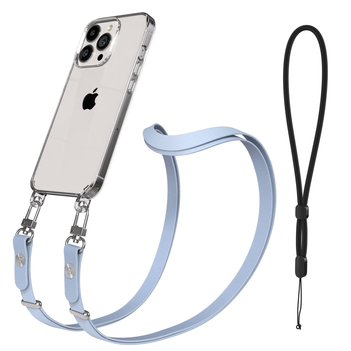 Apple iPhone 13 Pro Schutzhülle mit magnetisch verstellbarer Crossbody Handykette