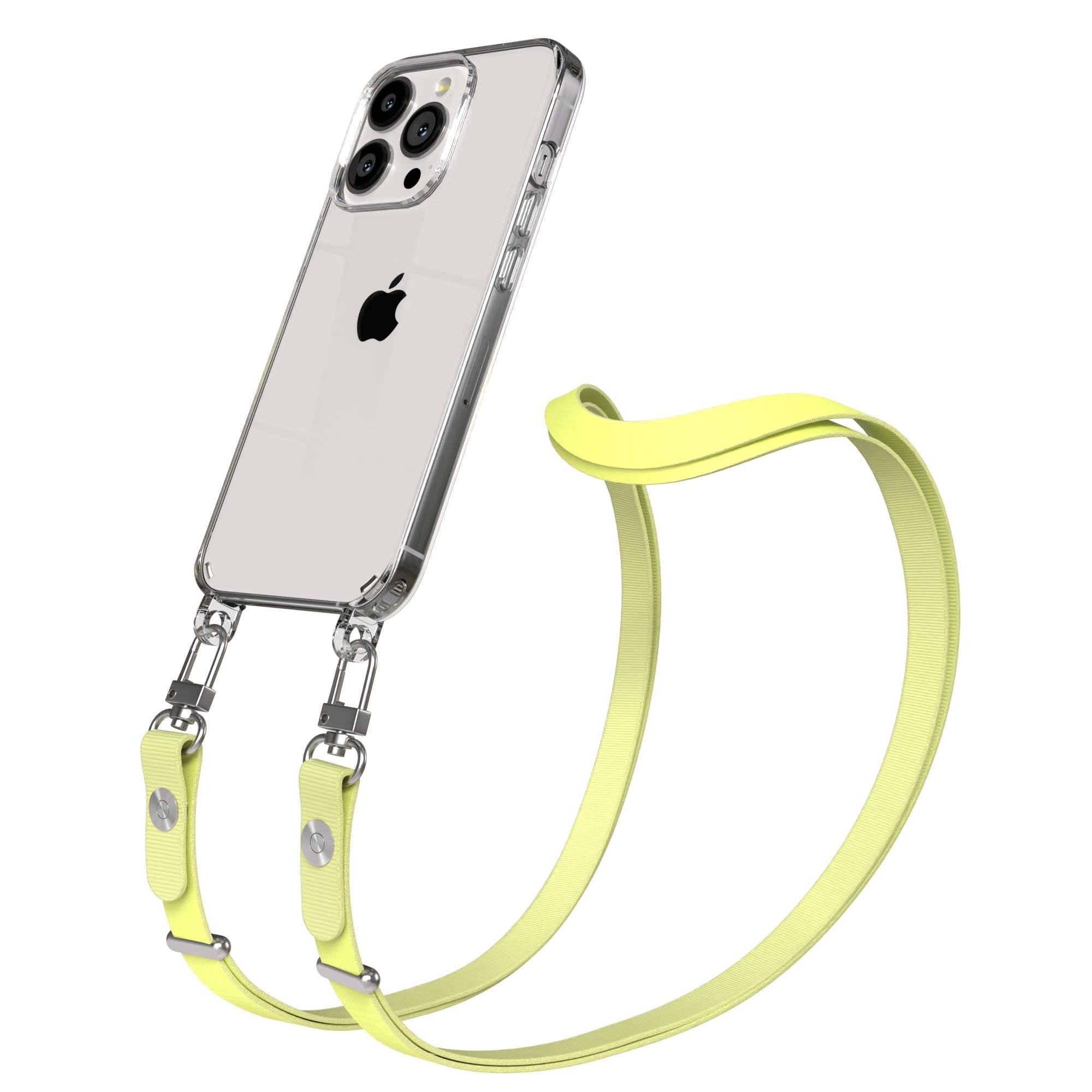 Apple iPhone 13 Pro Schutzhülle mit magnetisch verstellbarer Crossbody Handykette