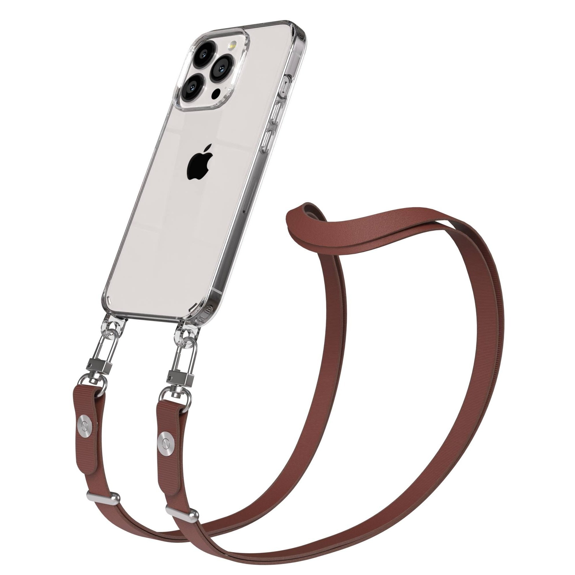 Apple iPhone 13 Pro Schutzhülle mit magnetisch verstellbarer Crossbody Handykette
