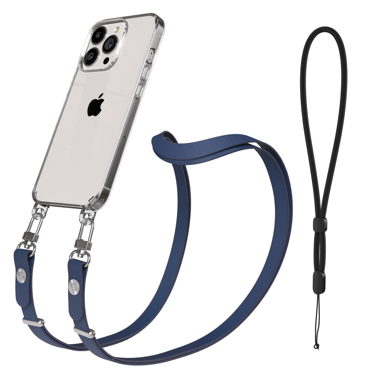 Apple iPhone 13 Pro Schutzhülle mit magnetisch verstellbarer Crossbody Handykette