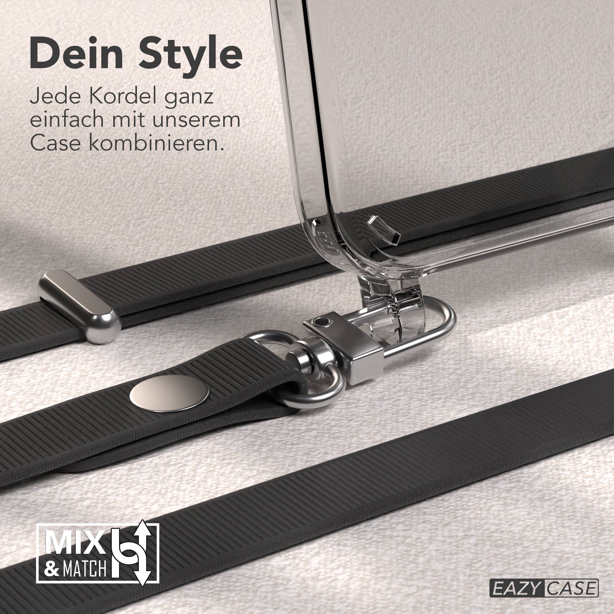 Apple iPhone 14 Schutzhülle mit magnetisch verstellbarem Crossbody Umhängeband