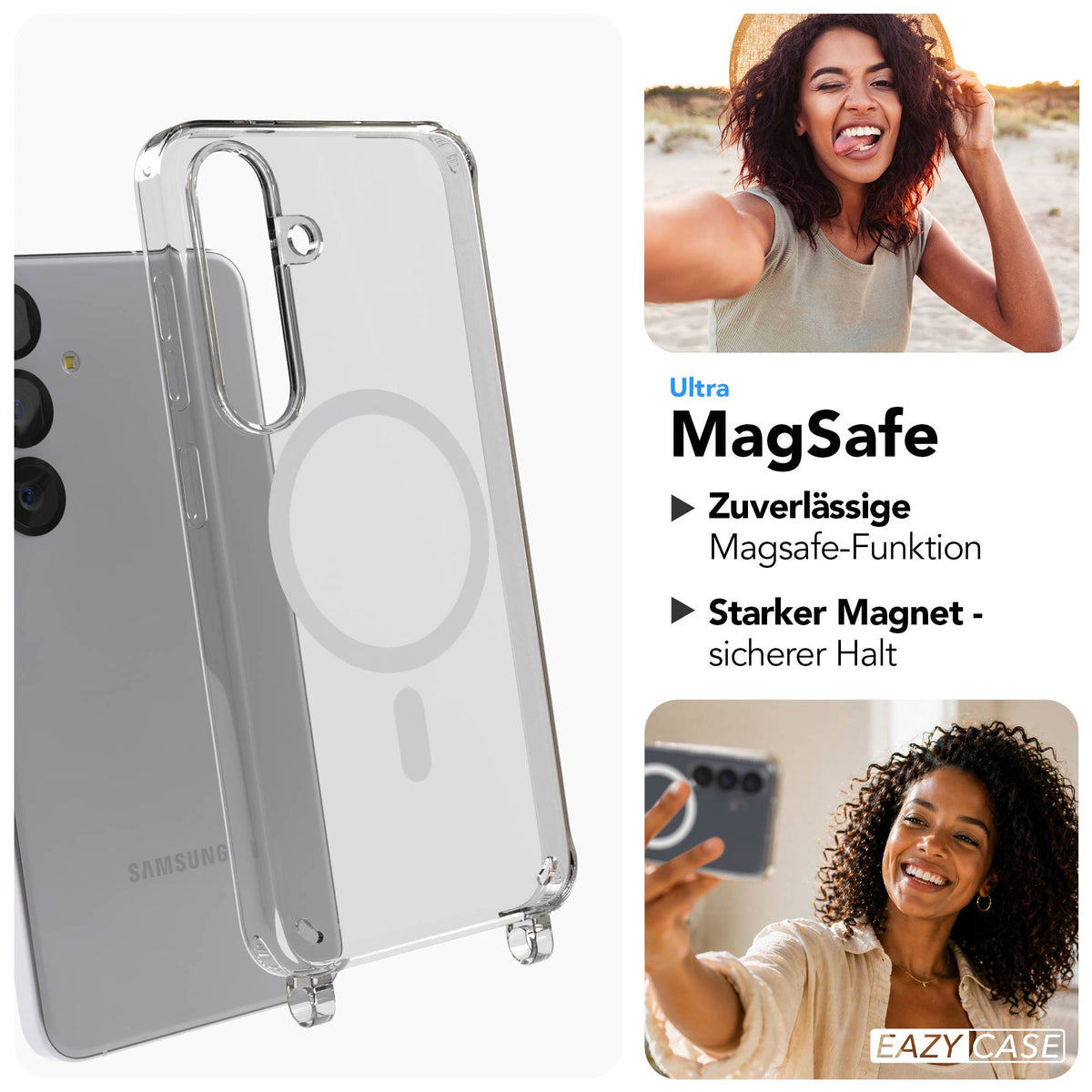 Galaxy S25 MagSafe Hülle + magnetisches Band