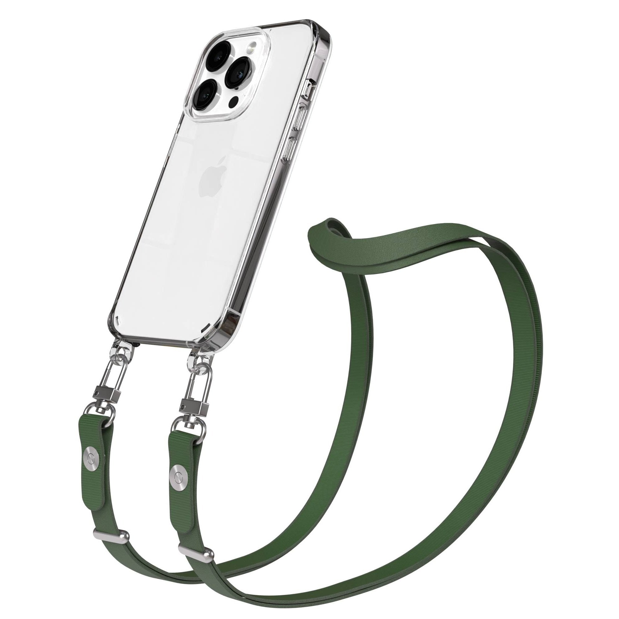 Apple iPhone 14 Pro Schutzhülle mit magnetisch verstellbarem Crossbody-Umhängeband
