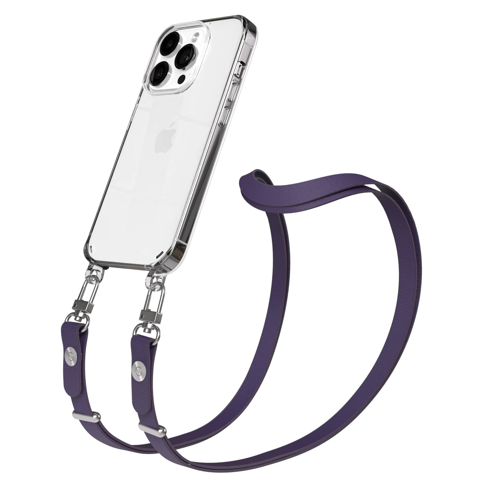 Apple iPhone 14 Pro Schutzhülle mit magnetisch verstellbarem Crossbody-Umhängeband