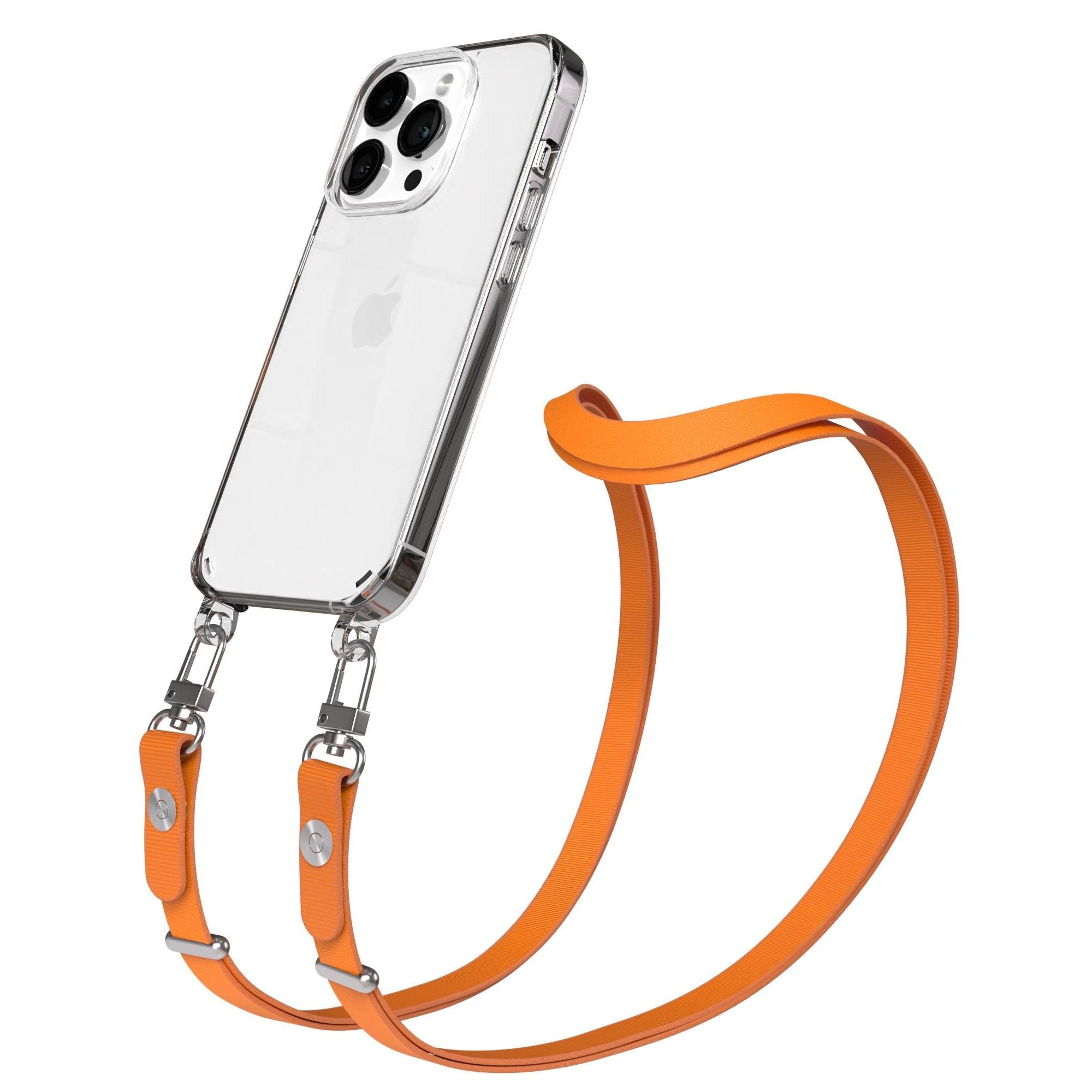 Apple iPhone 14 Pro Schutzhülle mit magnetisch verstellbarem Crossbody-Umhängeband