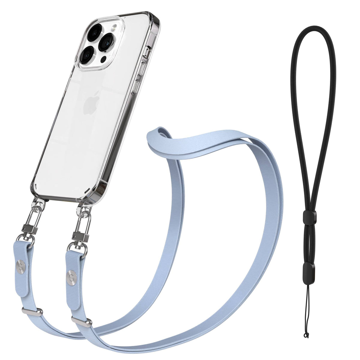 Apple iPhone 14 Pro Schutzhülle mit magnetisch verstellbarem Crossbody-Umhängeband