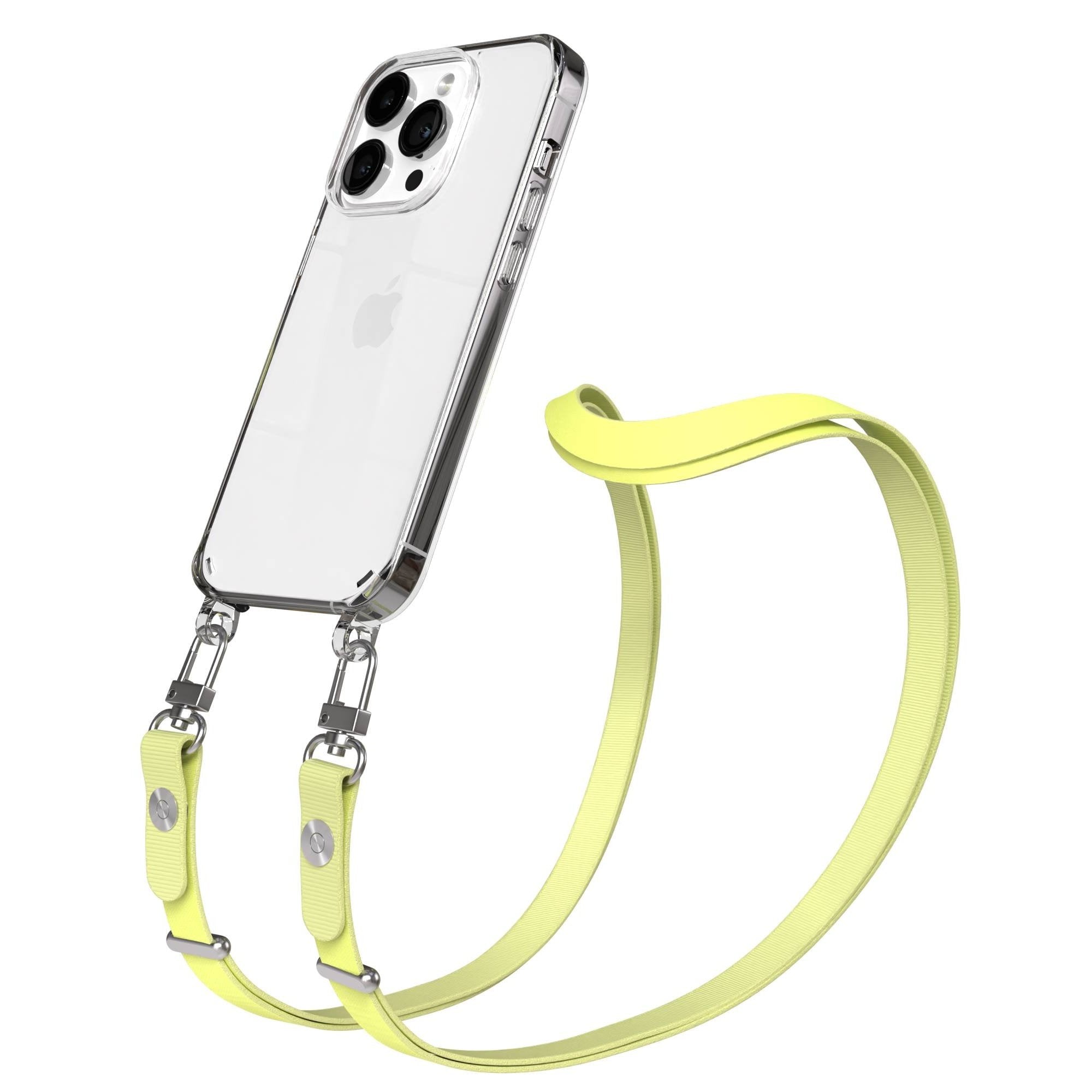 Apple iPhone 14 Pro Schutzhülle mit magnetisch verstellbarem Crossbody-Umhängeband