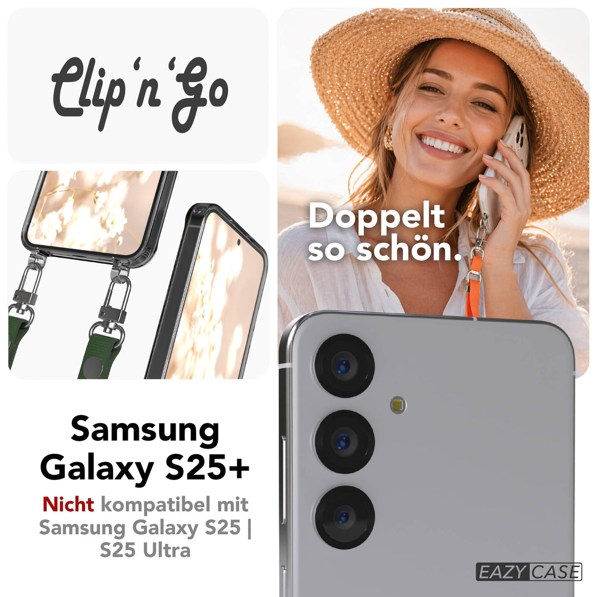 Galaxy S25 Plus MagSafe Hülle + magnetisches Band