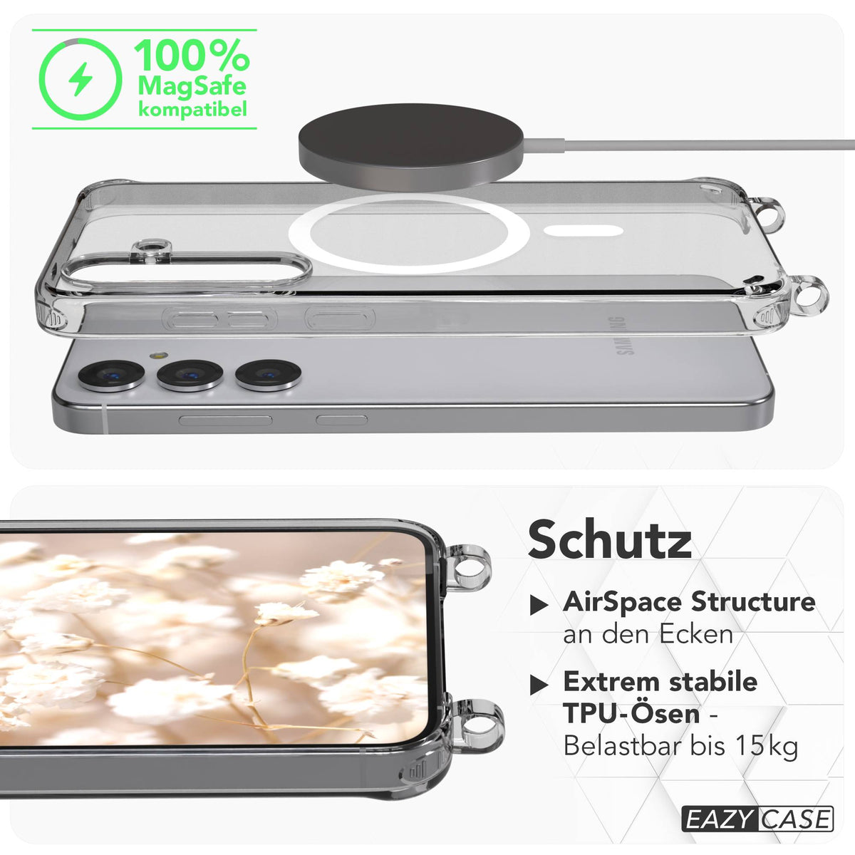 Galaxy S25 Plus MagSafe Hülle + magnetisches Band