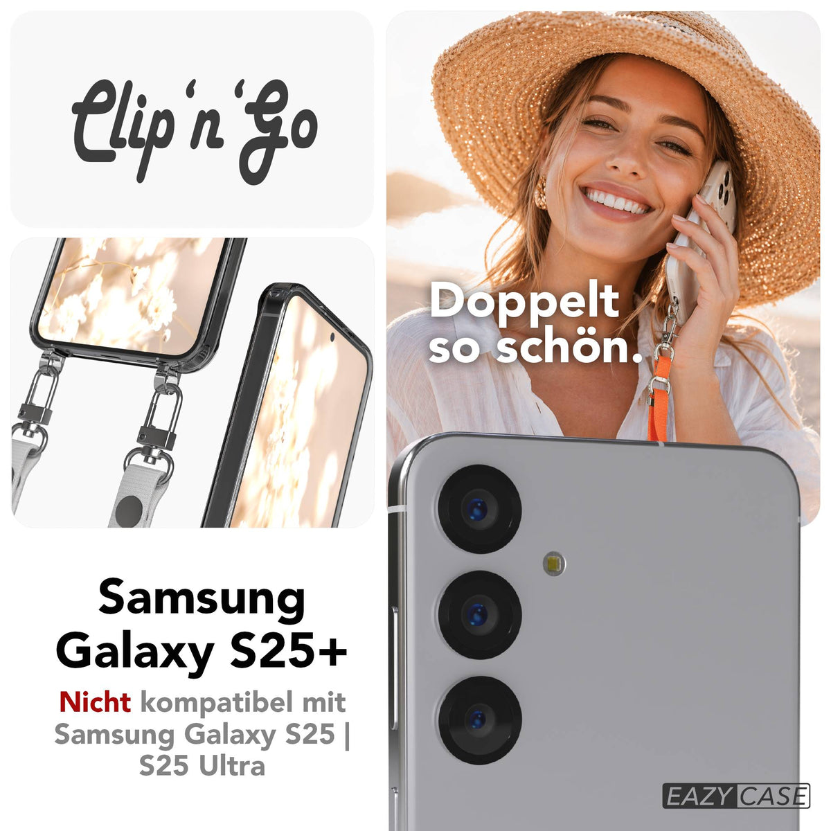 Galaxy S25 Plus MagSafe Hülle + magnetisches Band