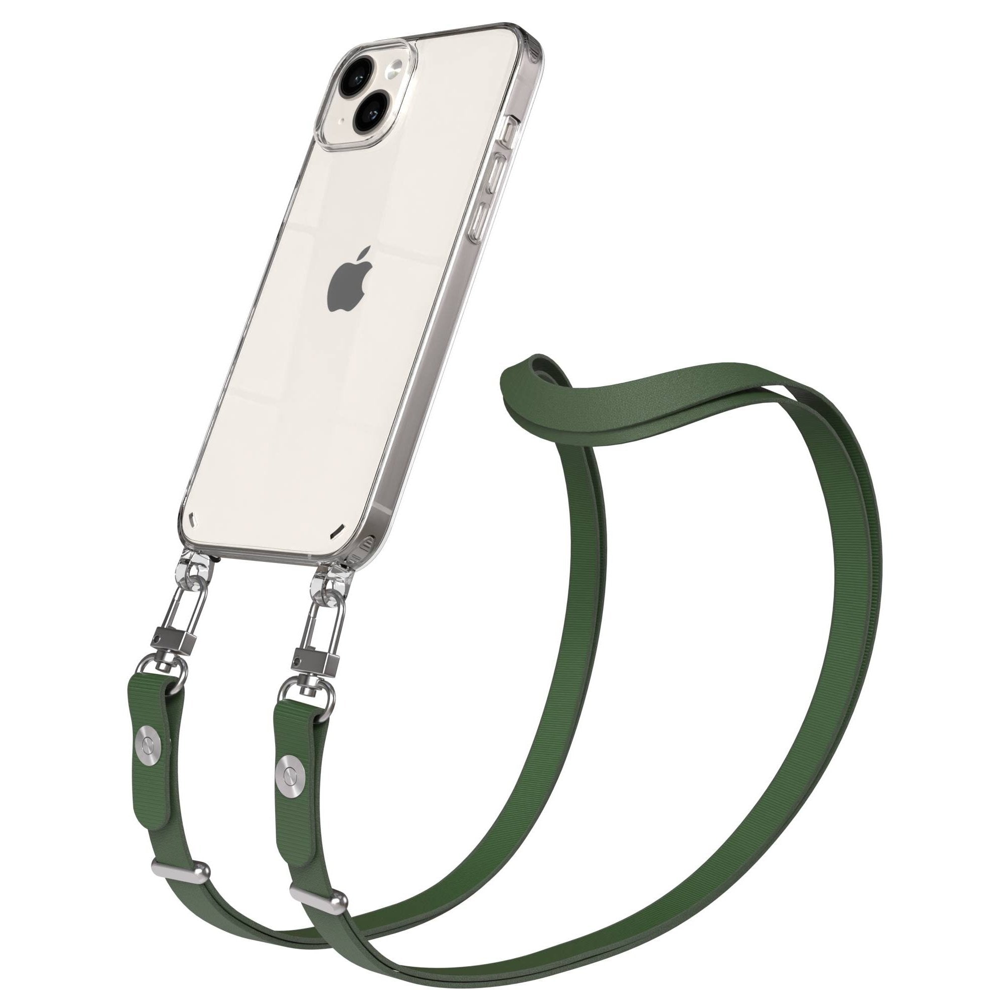 Apple iPhone 14 Plus Schutzhülle mit magnetischer Crossbody Handykette zum Umhängen