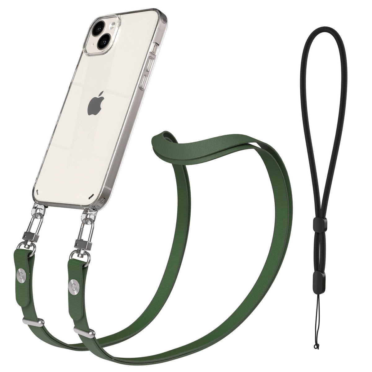 Apple iPhone 14 Plus Schutzhülle mit magnetischer Crossbody Handykette zum Umhängen