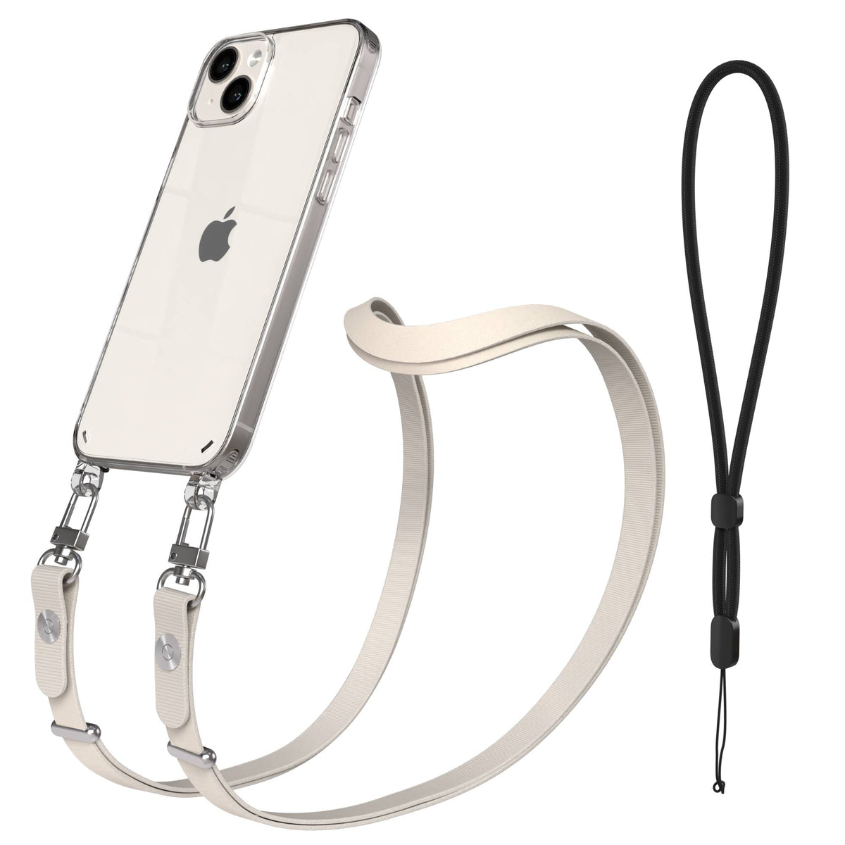 Apple iPhone 14 Plus Schutzhülle mit magnetischer Crossbody Handykette zum Umhängen