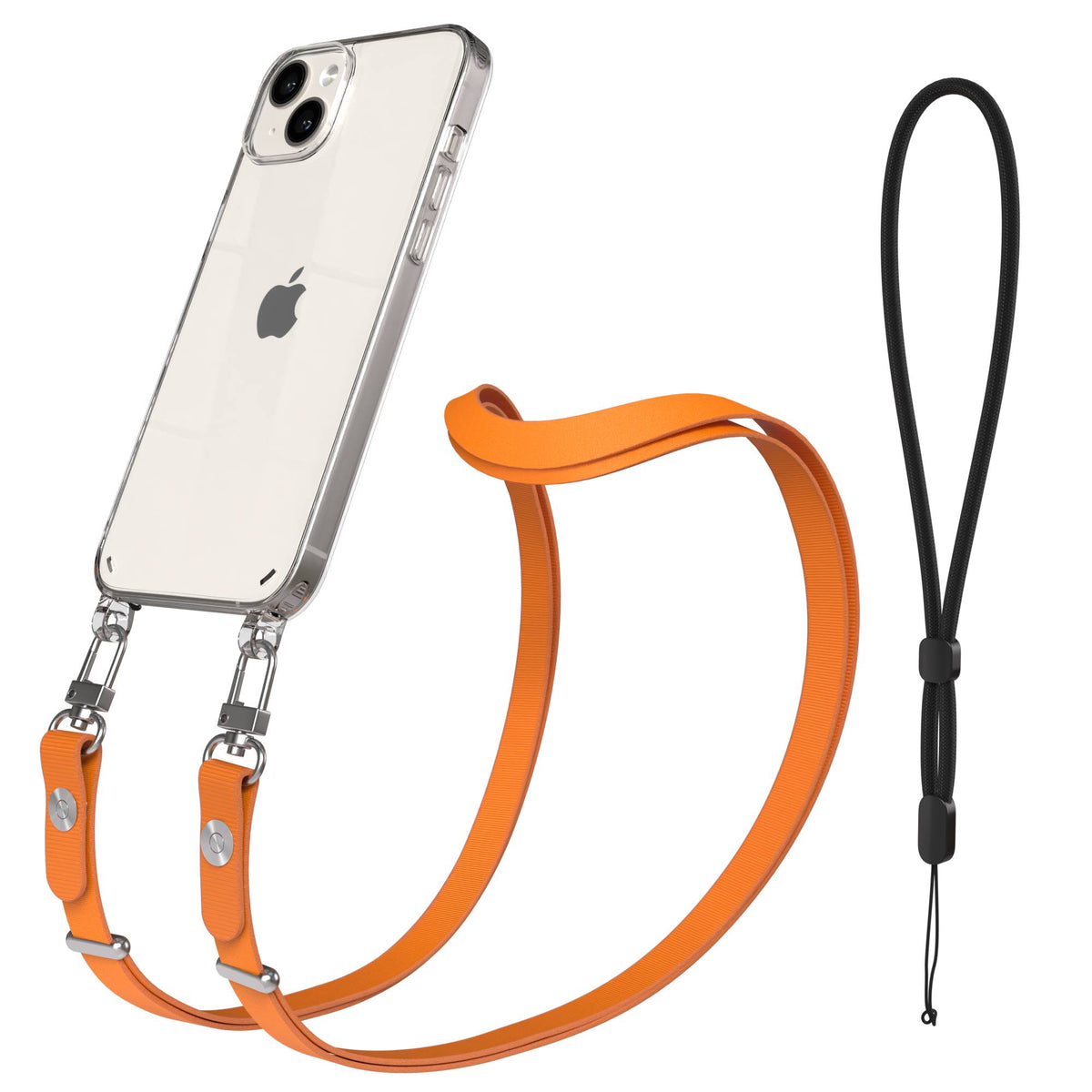 Apple iPhone 14 Plus Schutzhülle mit magnetischer Crossbody Handykette zum Umhängen