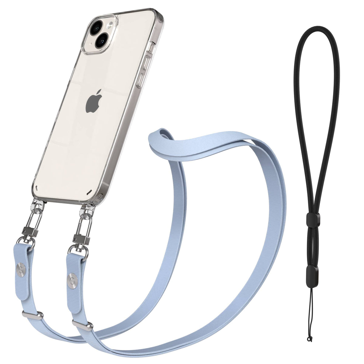 Apple iPhone 14 Plus Schutzhülle mit magnetischer Crossbody Handykette zum Umhängen