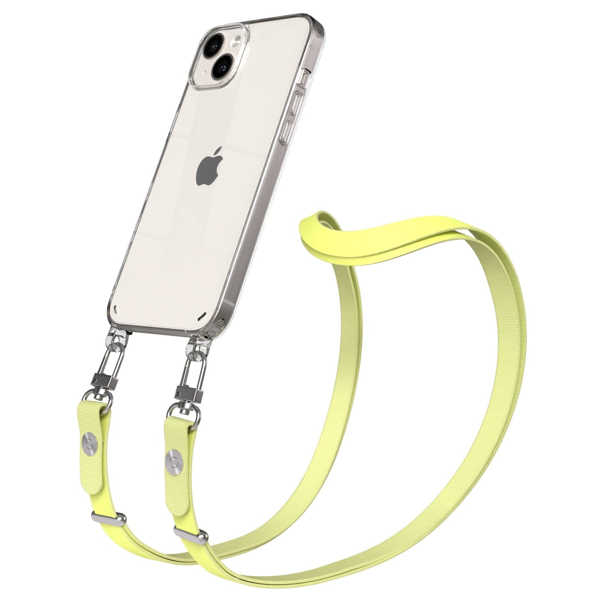 Apple iPhone 14 Plus Schutzhülle mit magnetischer Crossbody Handykette zum Umhängen