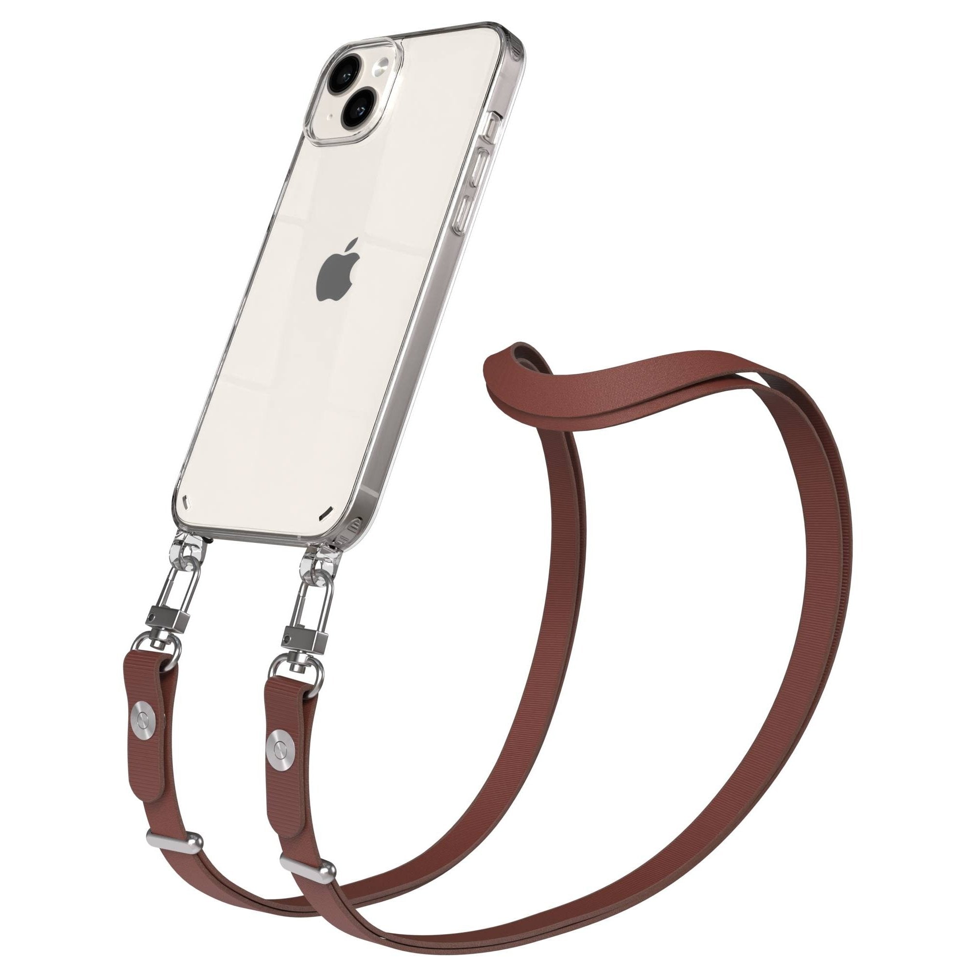 Apple iPhone 14 Plus Schutzhülle mit magnetischer Crossbody Handykette zum Umhängen