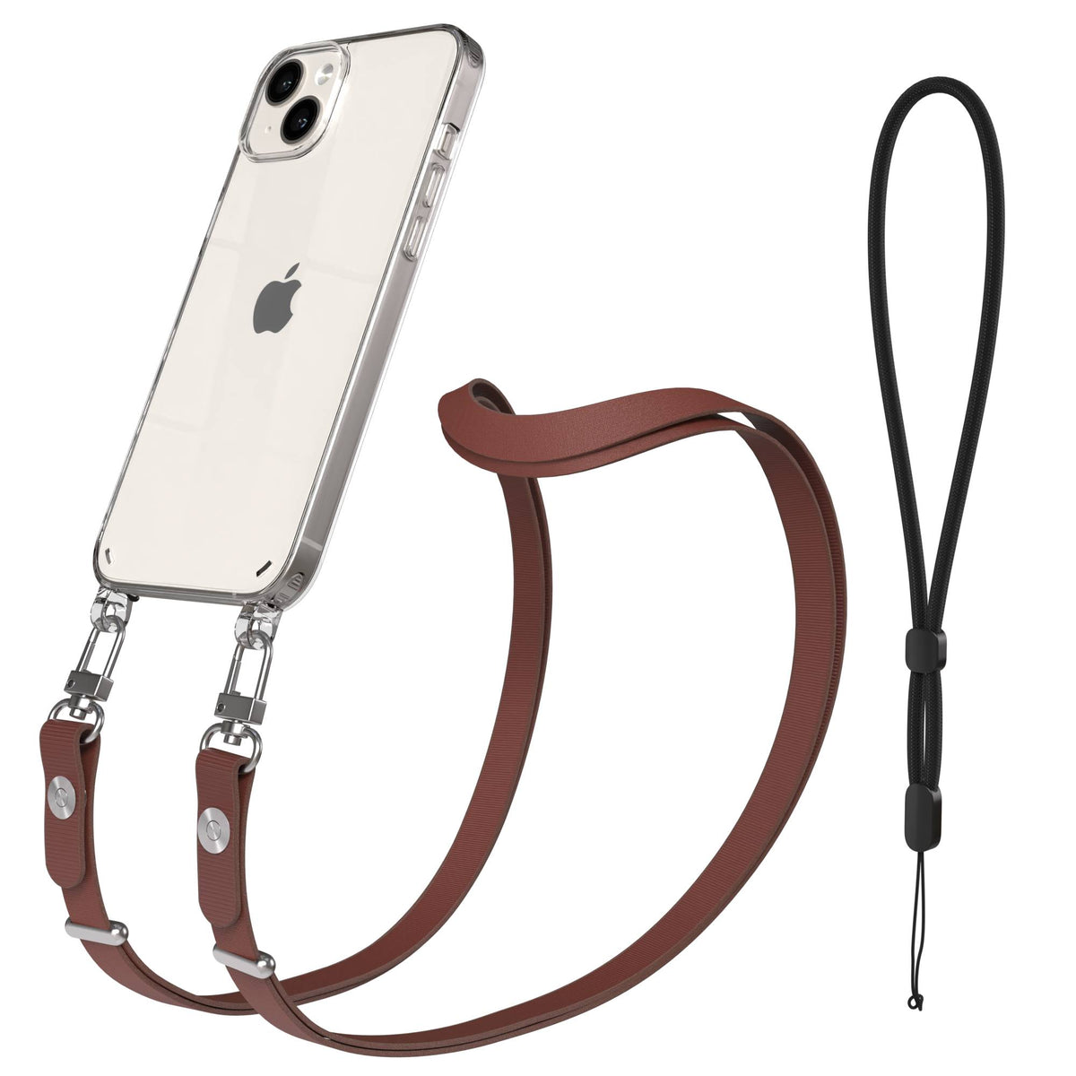 Apple iPhone 14 Plus Schutzhülle mit magnetischer Crossbody Handykette zum Umhängen