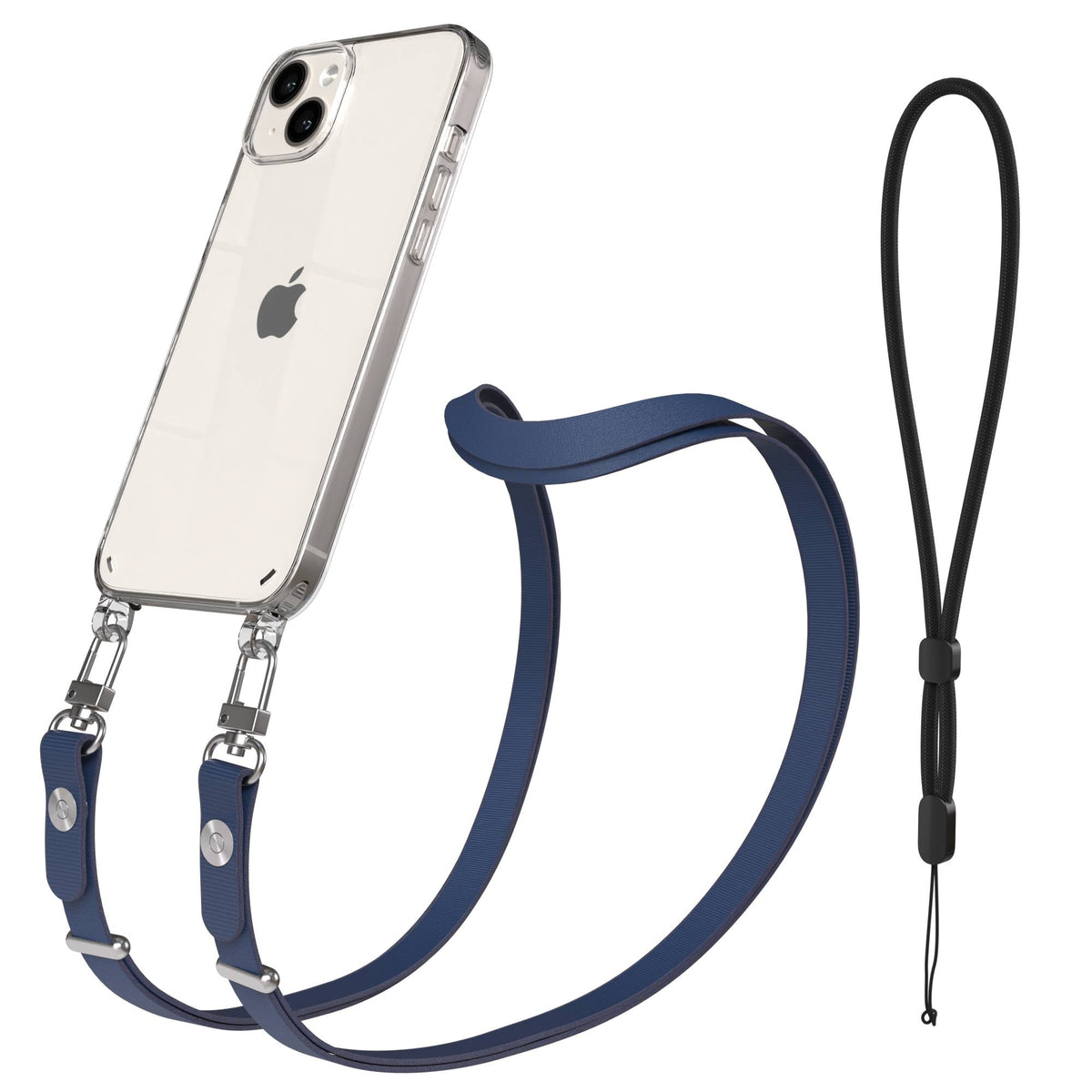 Apple iPhone 14 Plus Schutzhülle mit magnetischer Crossbody Handykette zum Umhängen