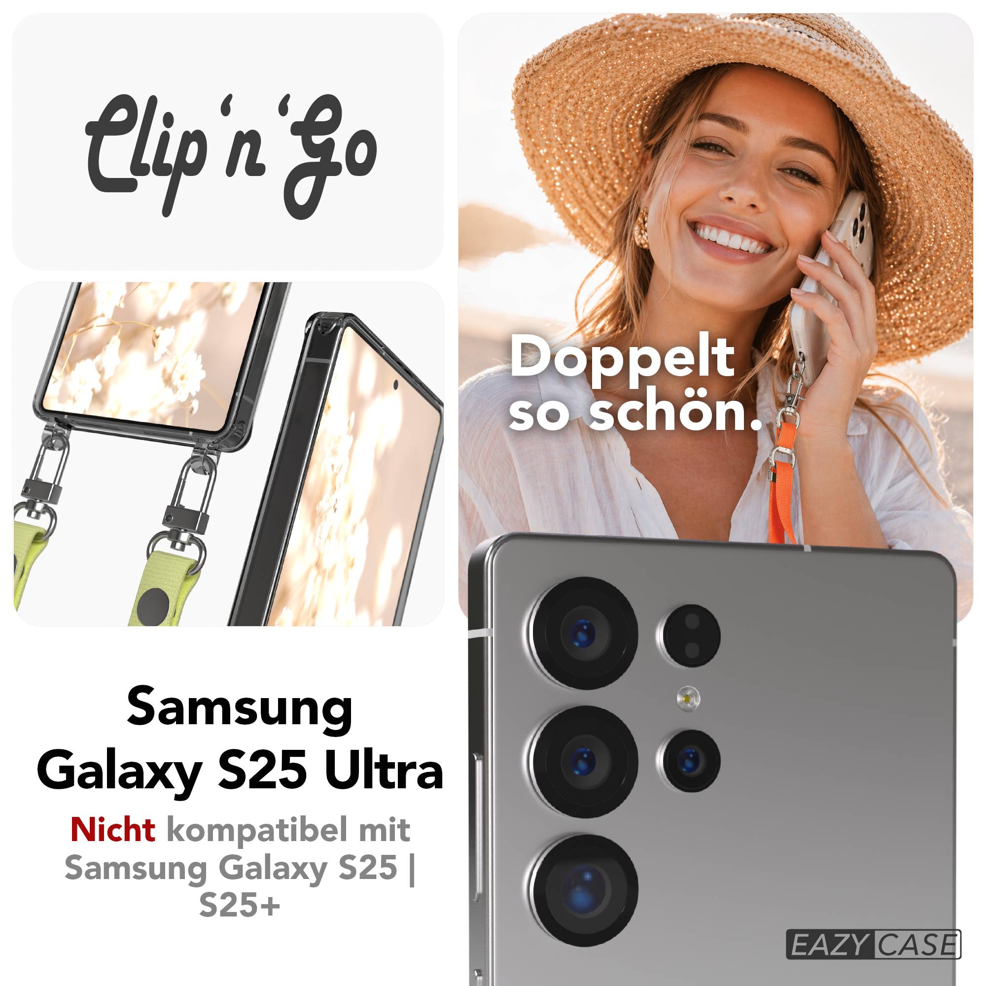 Samsung Galaxy S25 Ultra MagSafe Hülle mit magnetischer Crossbody Handykette