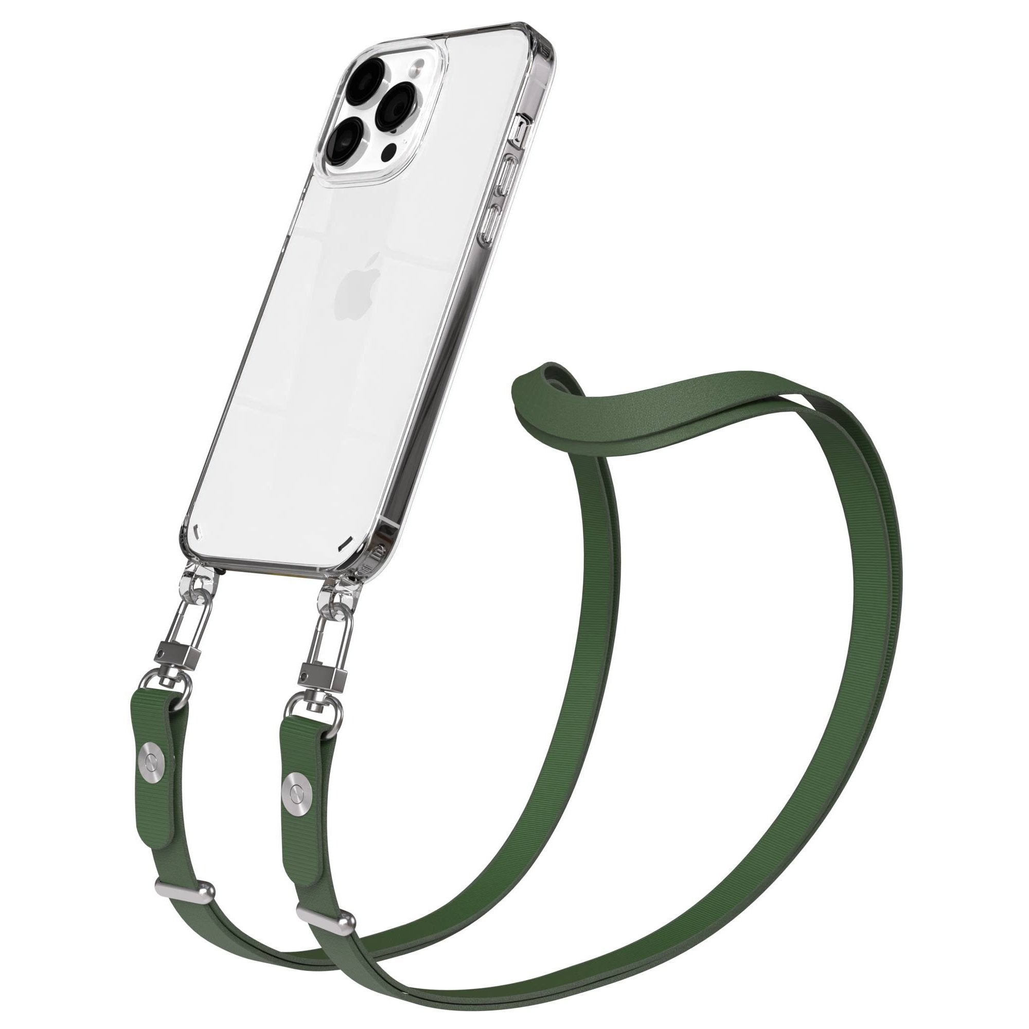 iPhone 14 Pro Max Schutzhülle mit magnetisch verstellbarem Crossbody Umhängeband