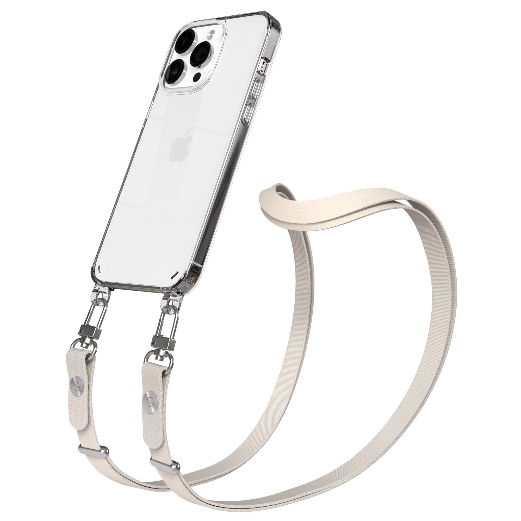 iPhone 14 Pro Max Schutzhülle mit magnetisch verstellbarem Crossbody Umhängeband