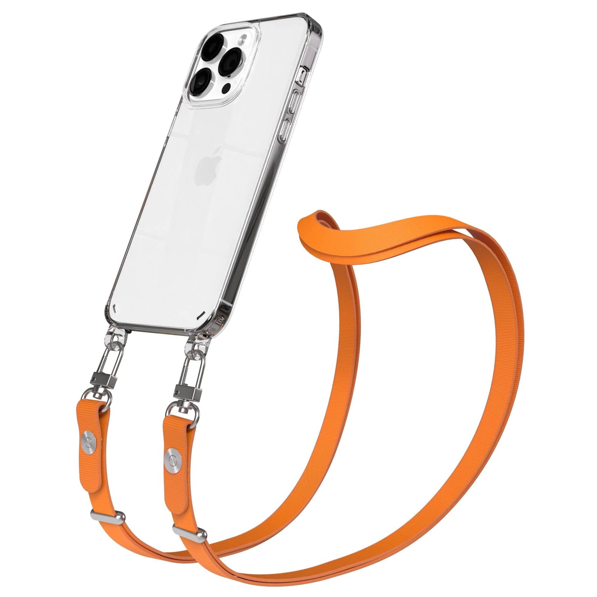 iPhone 14 Pro Max Schutzhülle mit magnetisch verstellbarem Crossbody Umhängeband